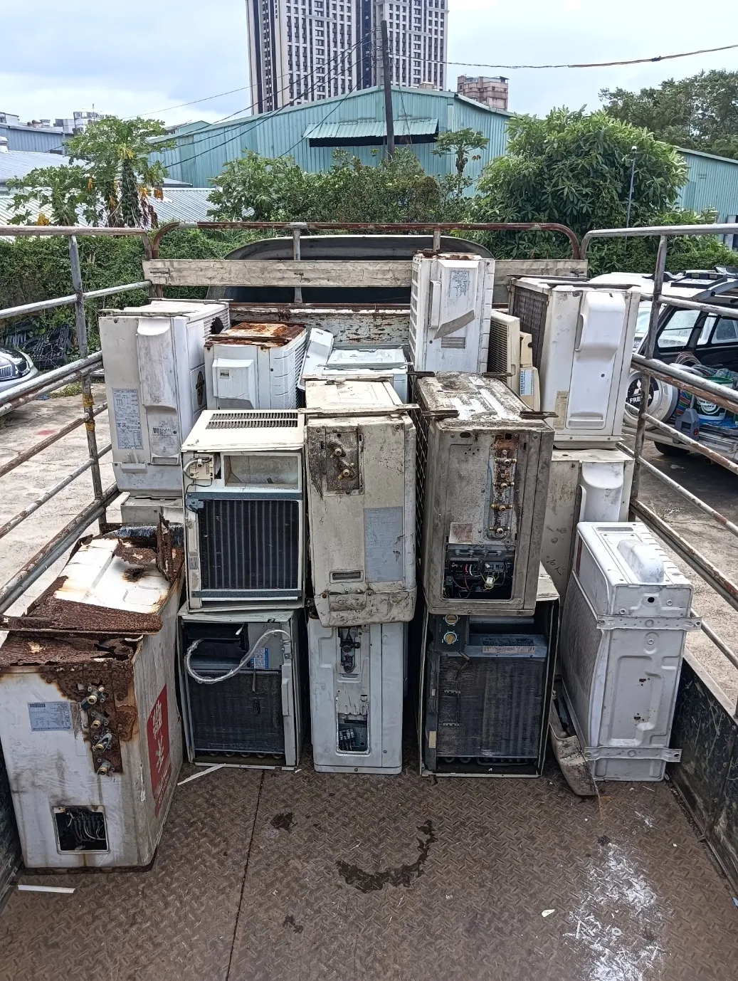 家電廢四機舊冷氣機二手回收到俯拆除回收價格