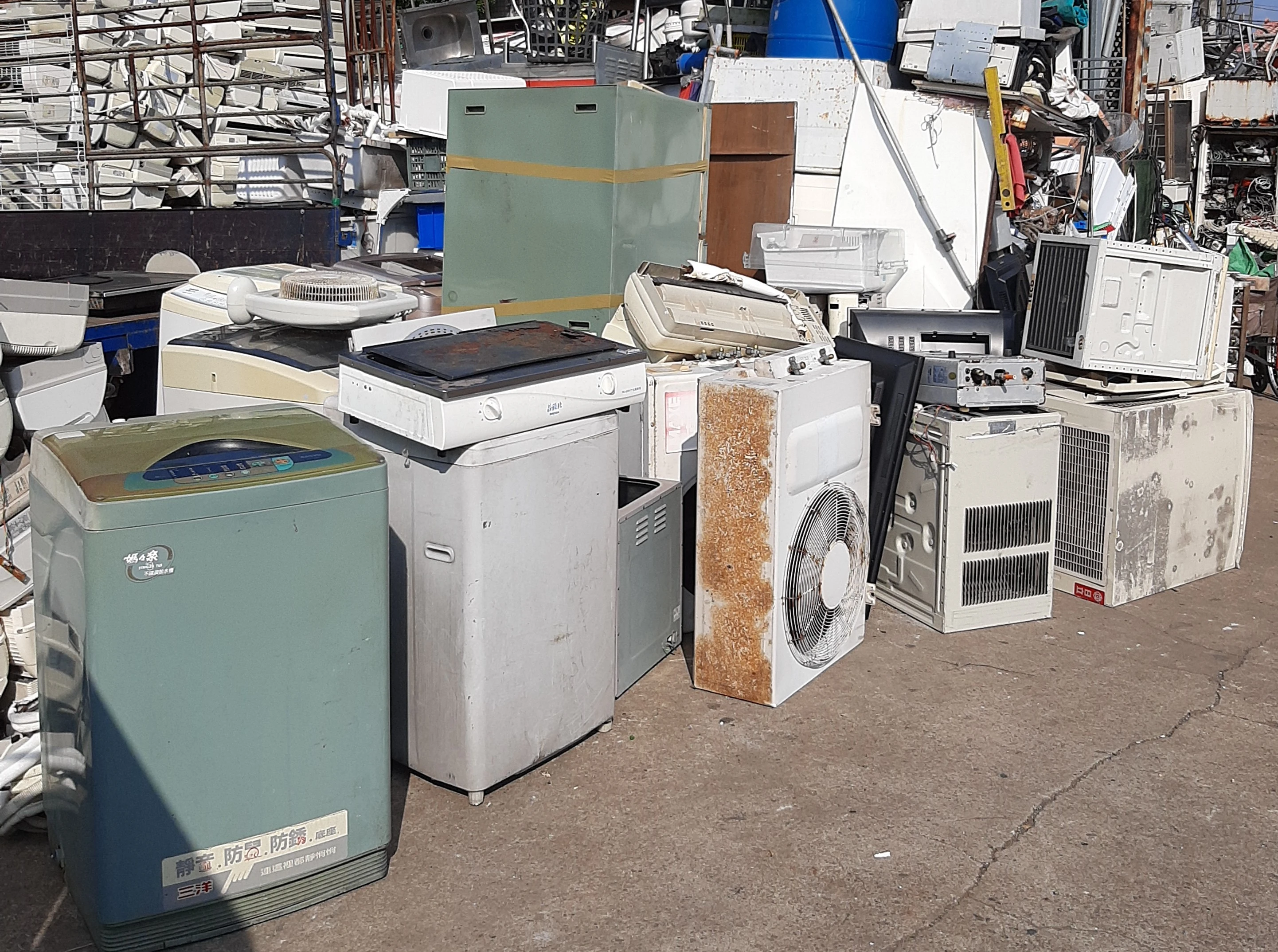新北地區搬家修繕二手舊家電報廢回收到府收取