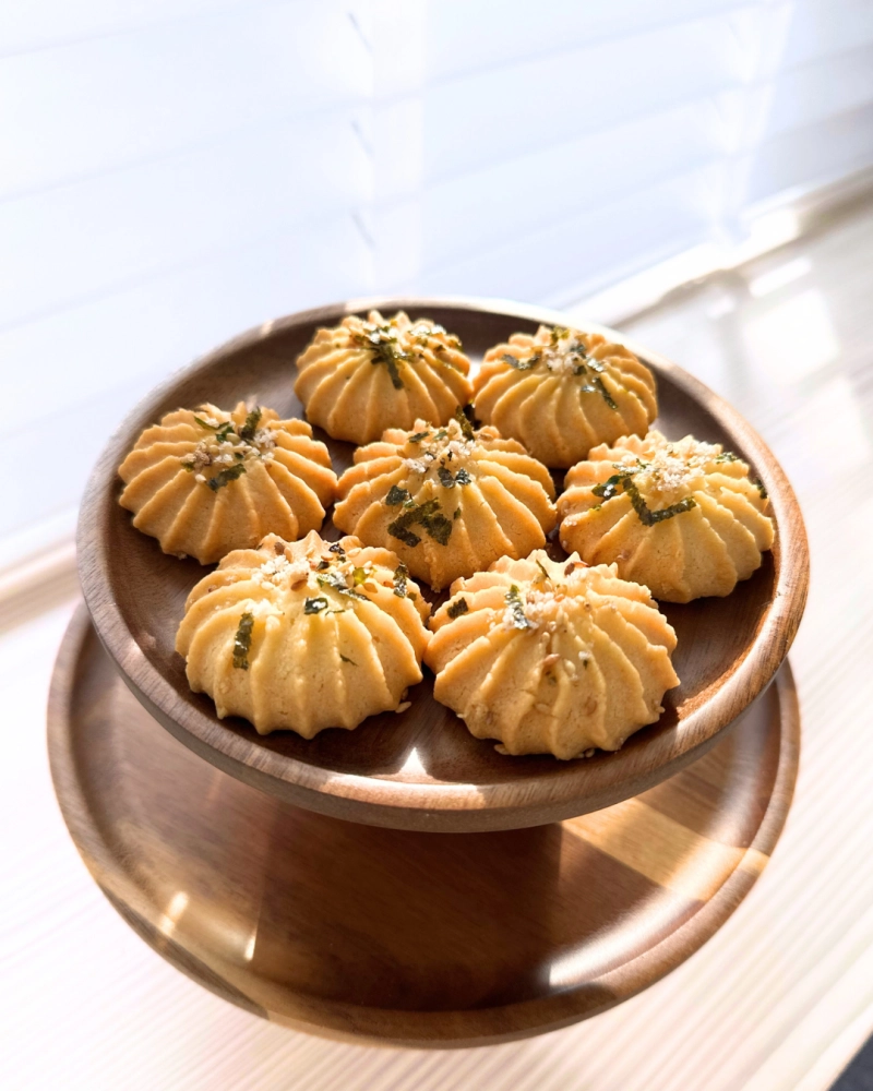 海苔鹽之花手工餅乾