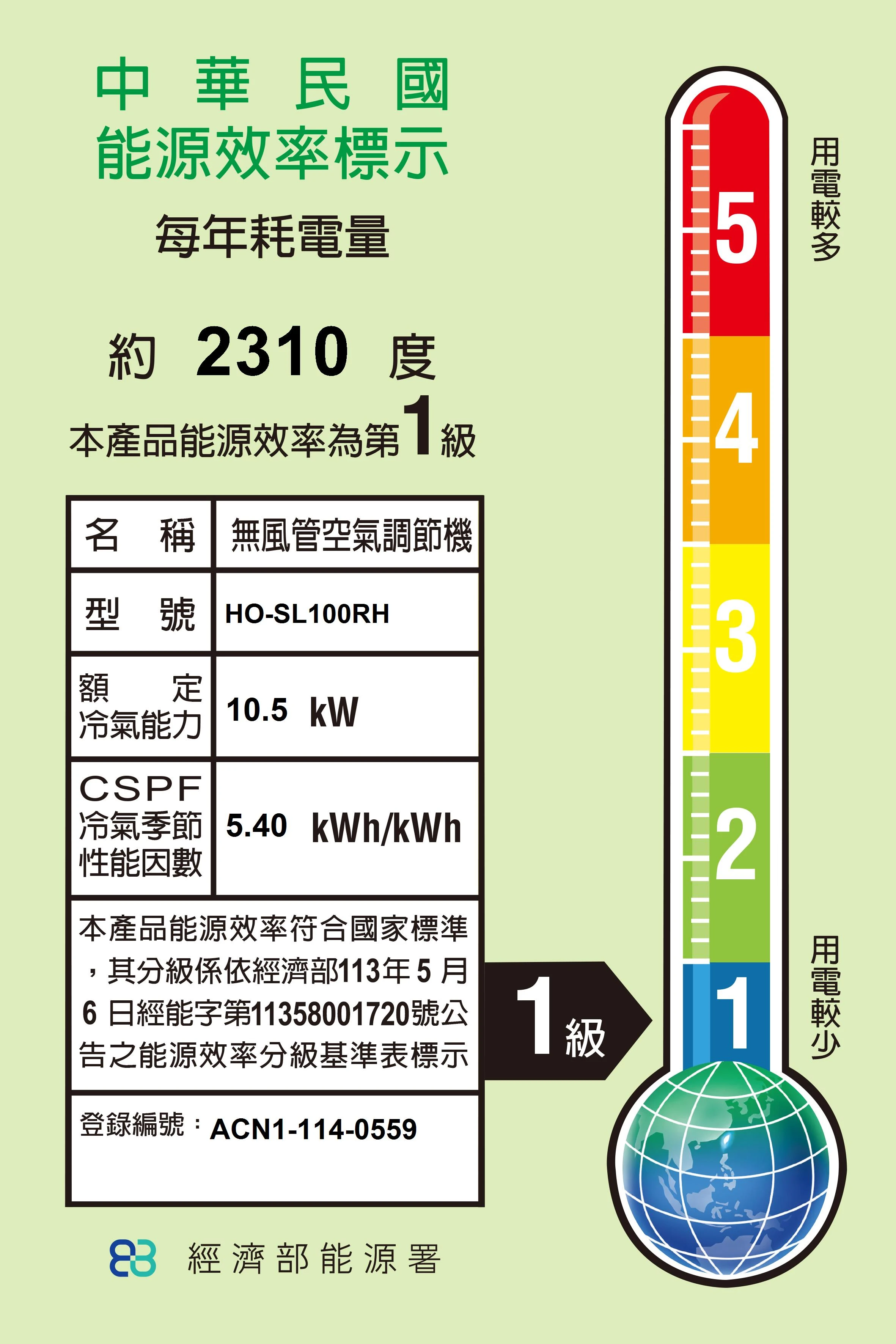 禾聯尊榮SL系列HI/HO-SL100RH冷暖變頻分離式