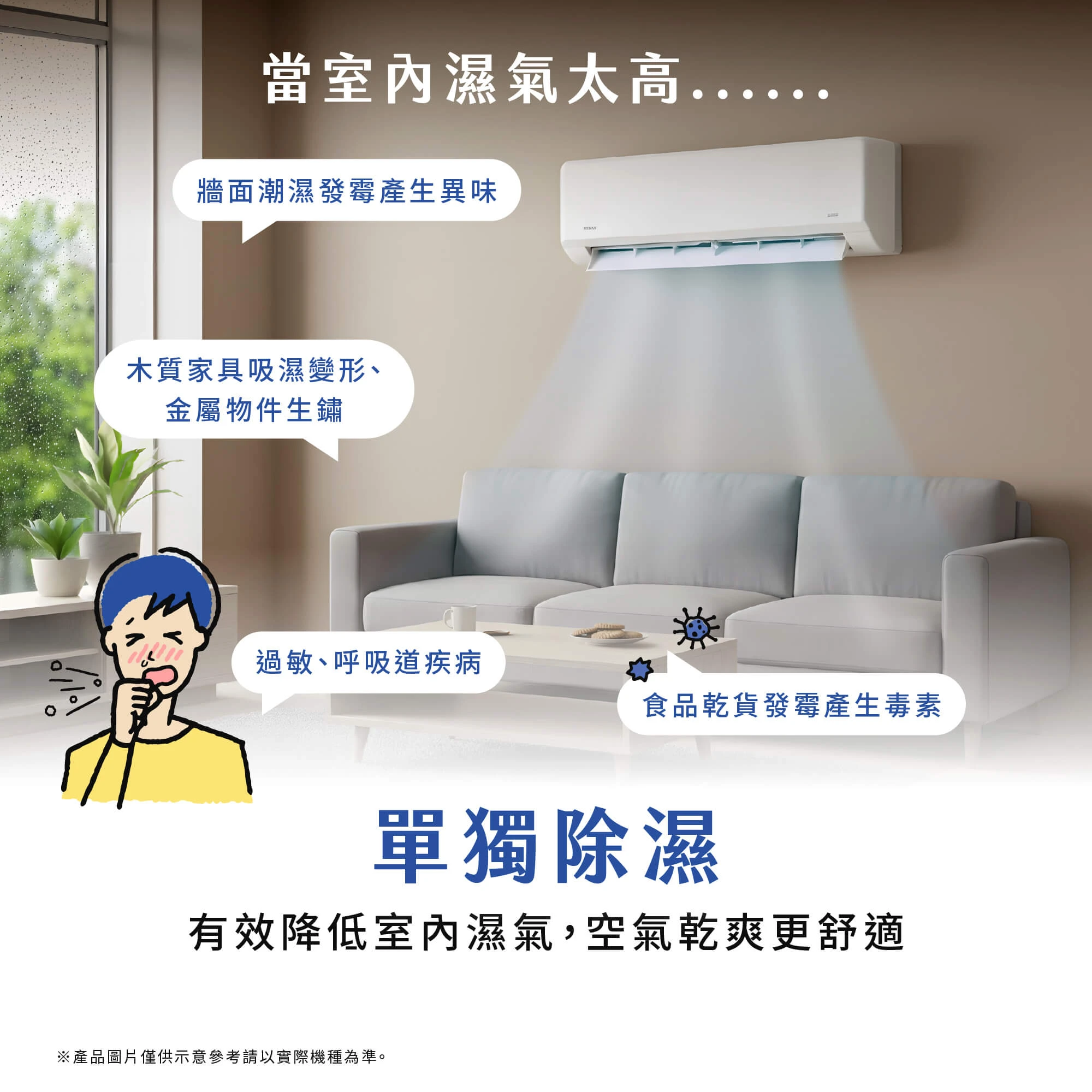禾聯耀金典雅HI/HO-LA23BH冷暖變頻分離式(全新)