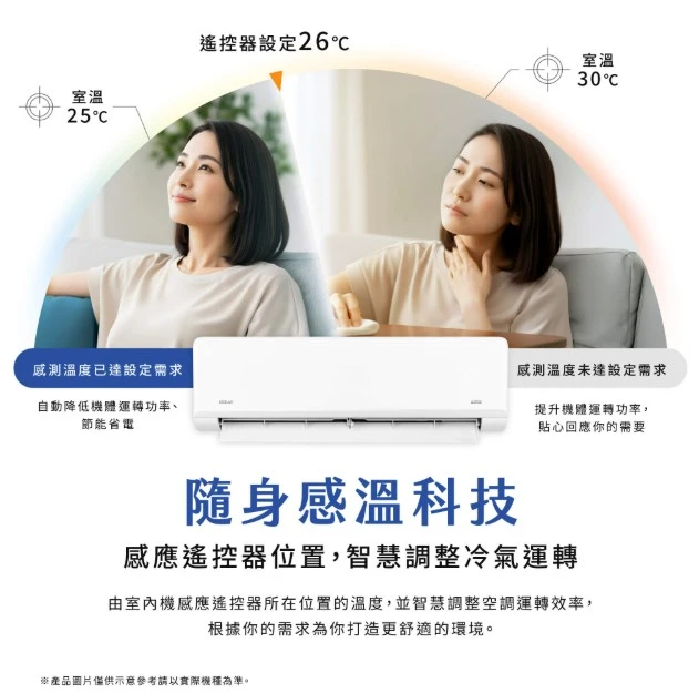 禾聯耀金典雅HI/HO-LA28B冷專變頻分離式