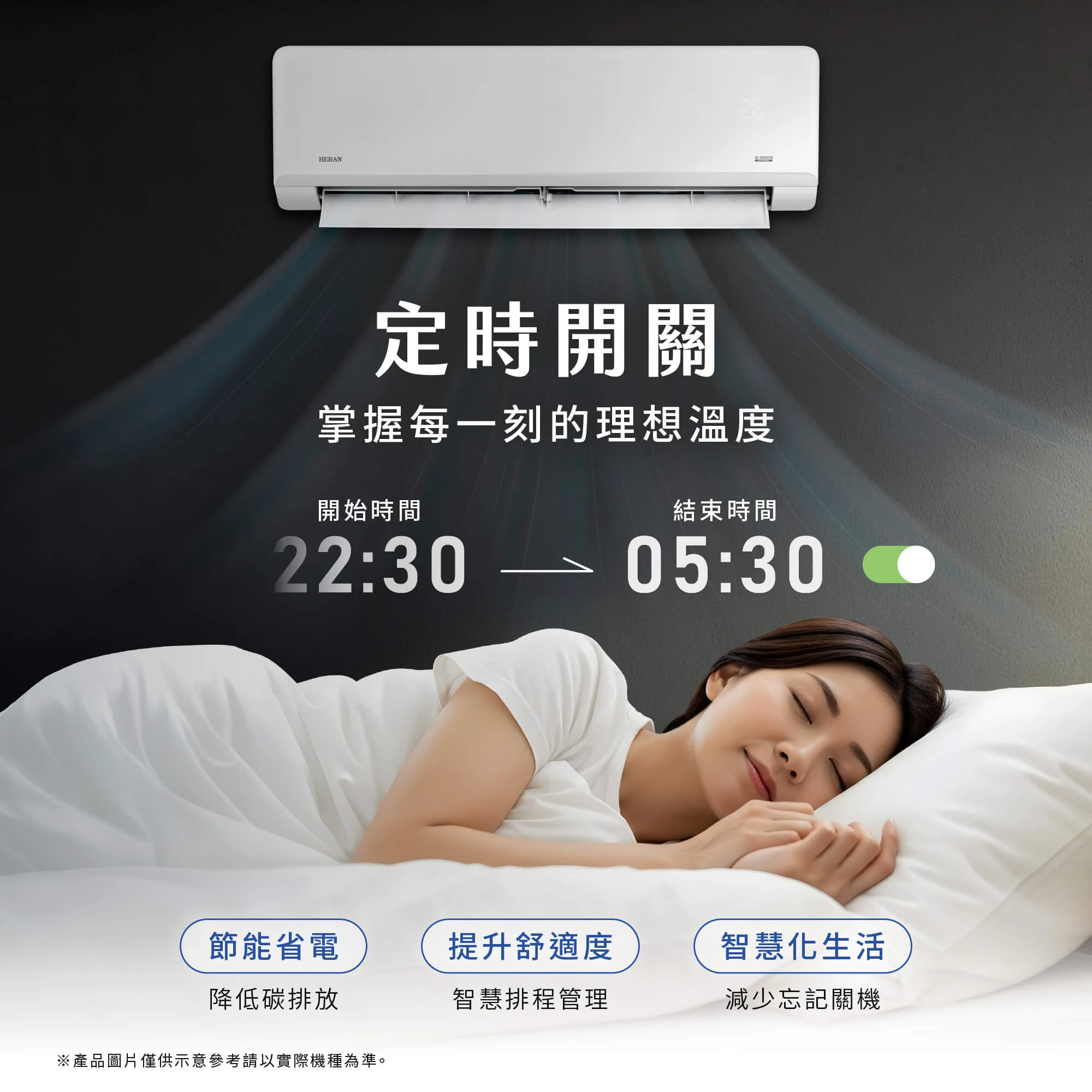 禾聯耀金典雅HI/HO-LA23BH冷暖變頻分離式(全新)