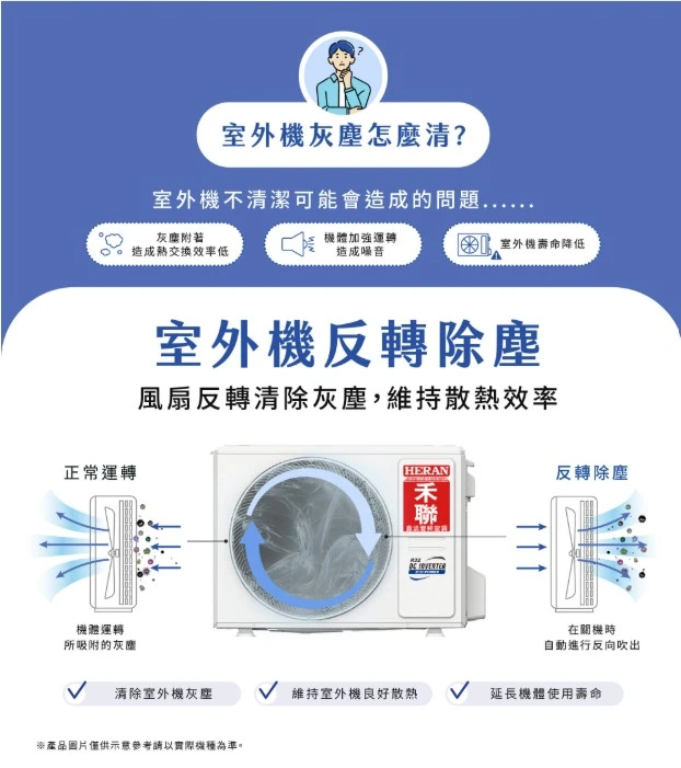 禾聯耀金典雅HI/HO-LA41B冷專變頻分離式