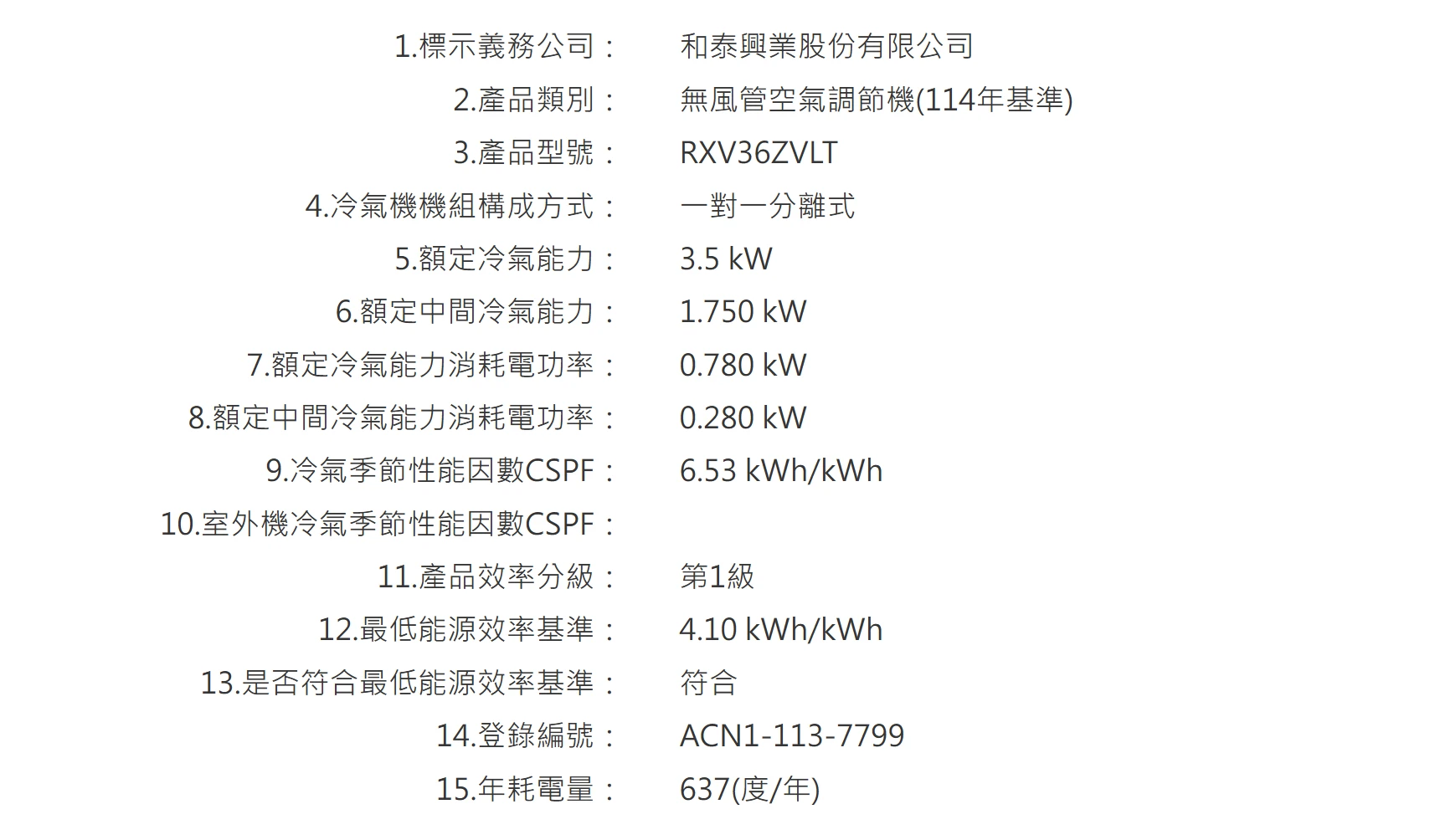大金大關RXV/FTXV36ZVLT冷暖變頻分離式