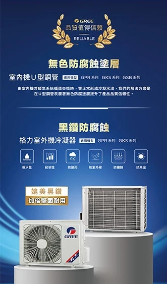 格力新旗艦GPR-80HO/I冷暖變頻分離式