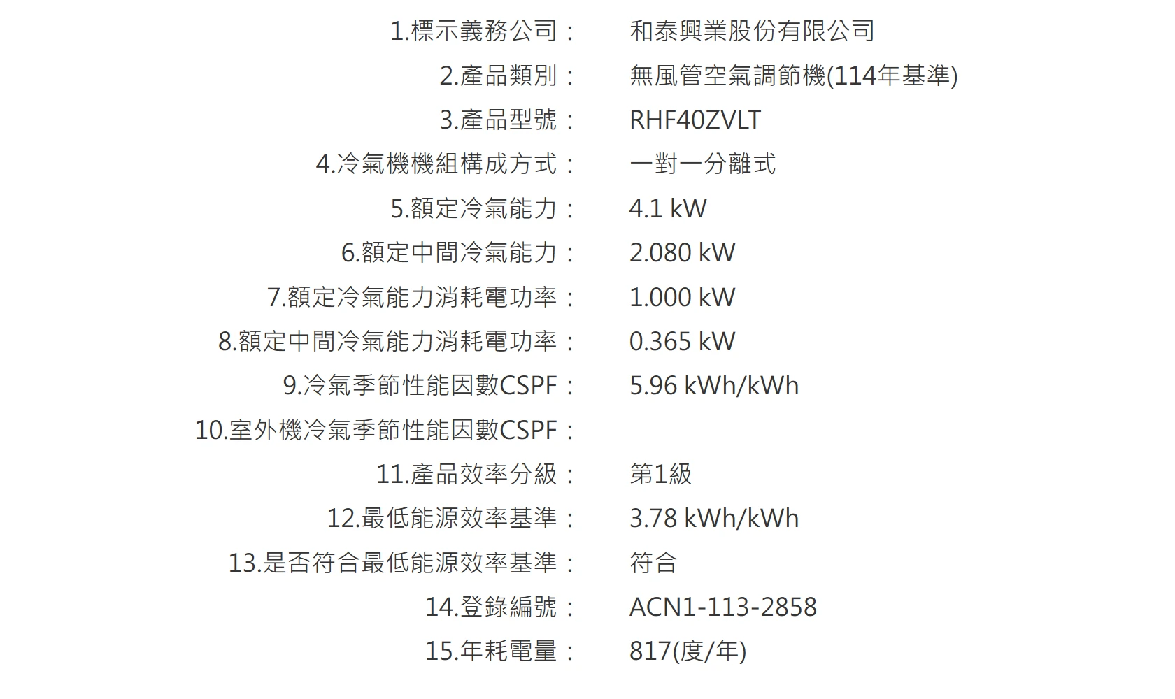 大金豪菁RHF/FTHF40ZVLT冷暖變頻分離式