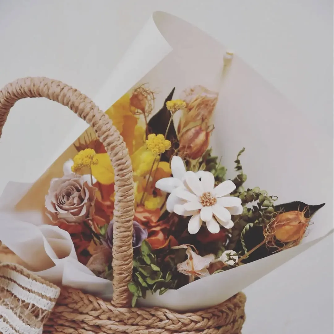 花提籃 田園風花束（進修課程）