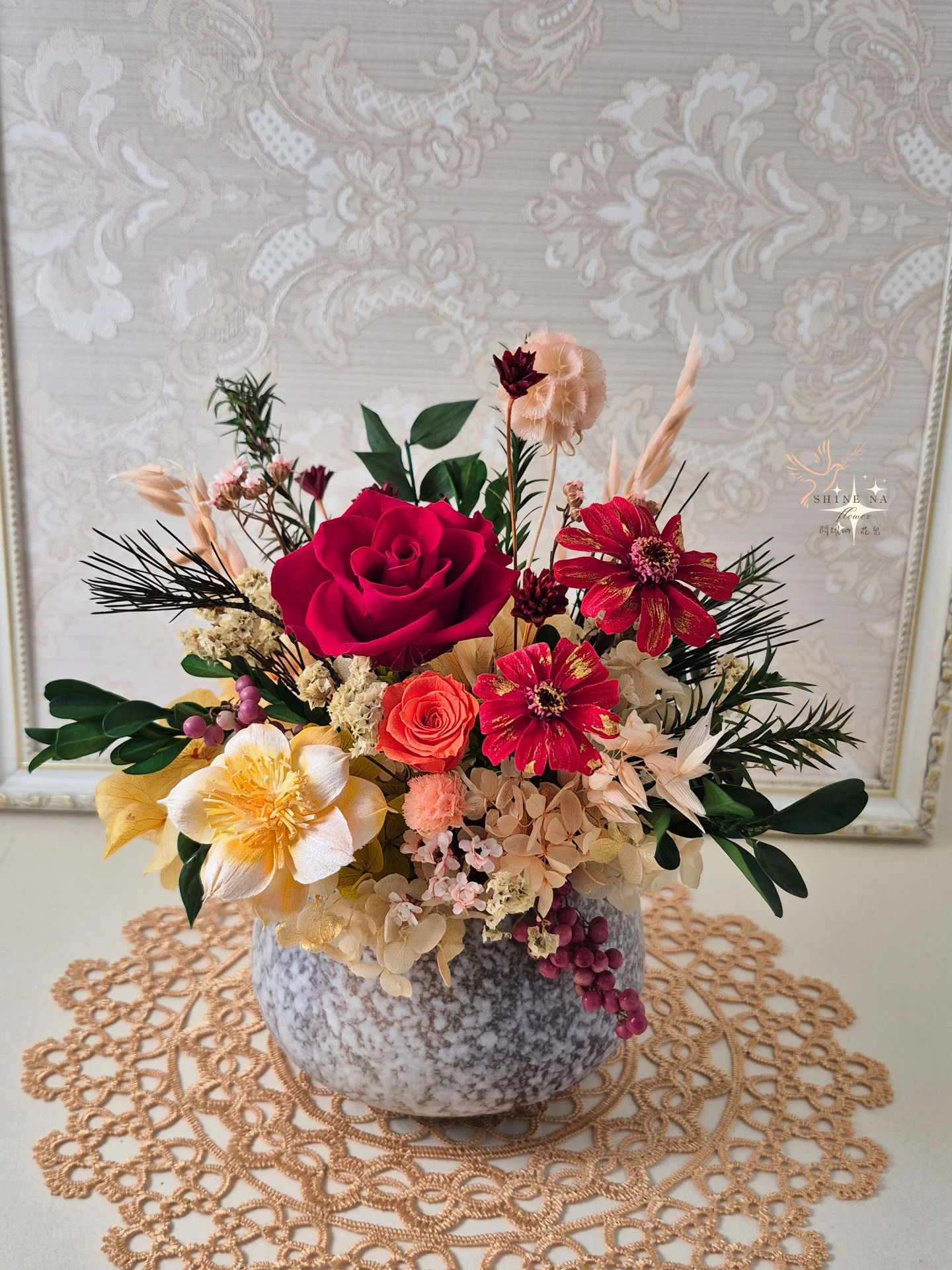 70大壽祝賀盆花（客製花禮）