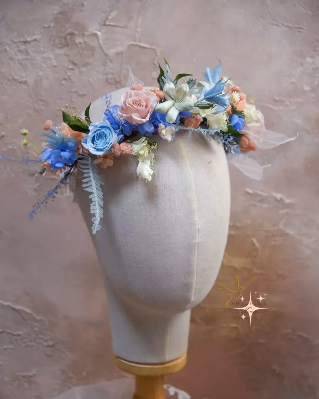 春天嫩彩新娘花冠-婚禮wedding 系列