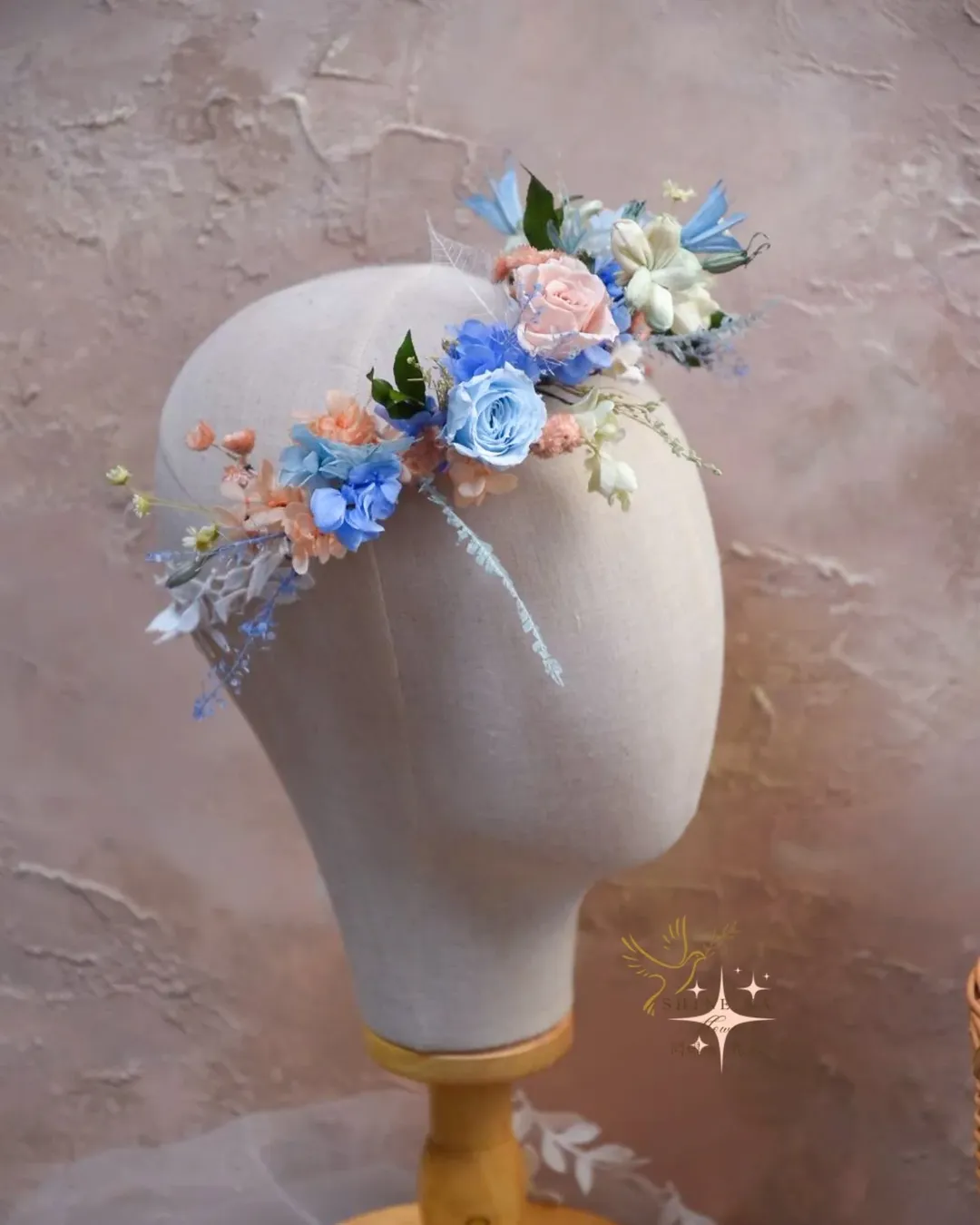 春天嫩彩新娘花冠-婚禮wedding 系列