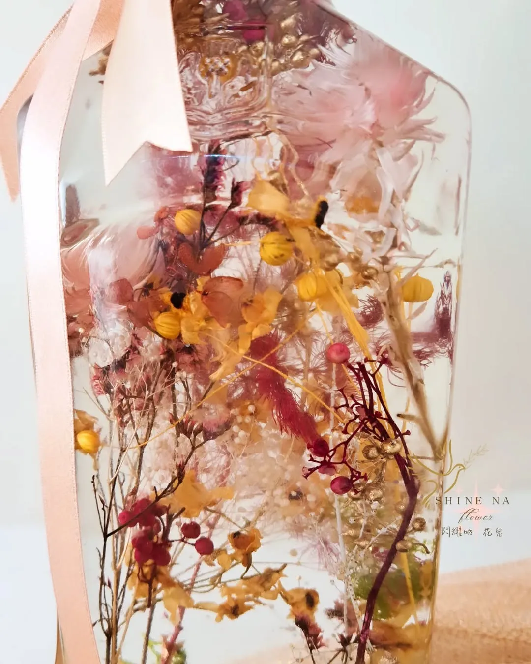 SHINE NA × SUN TEN 酒瓶浮游花