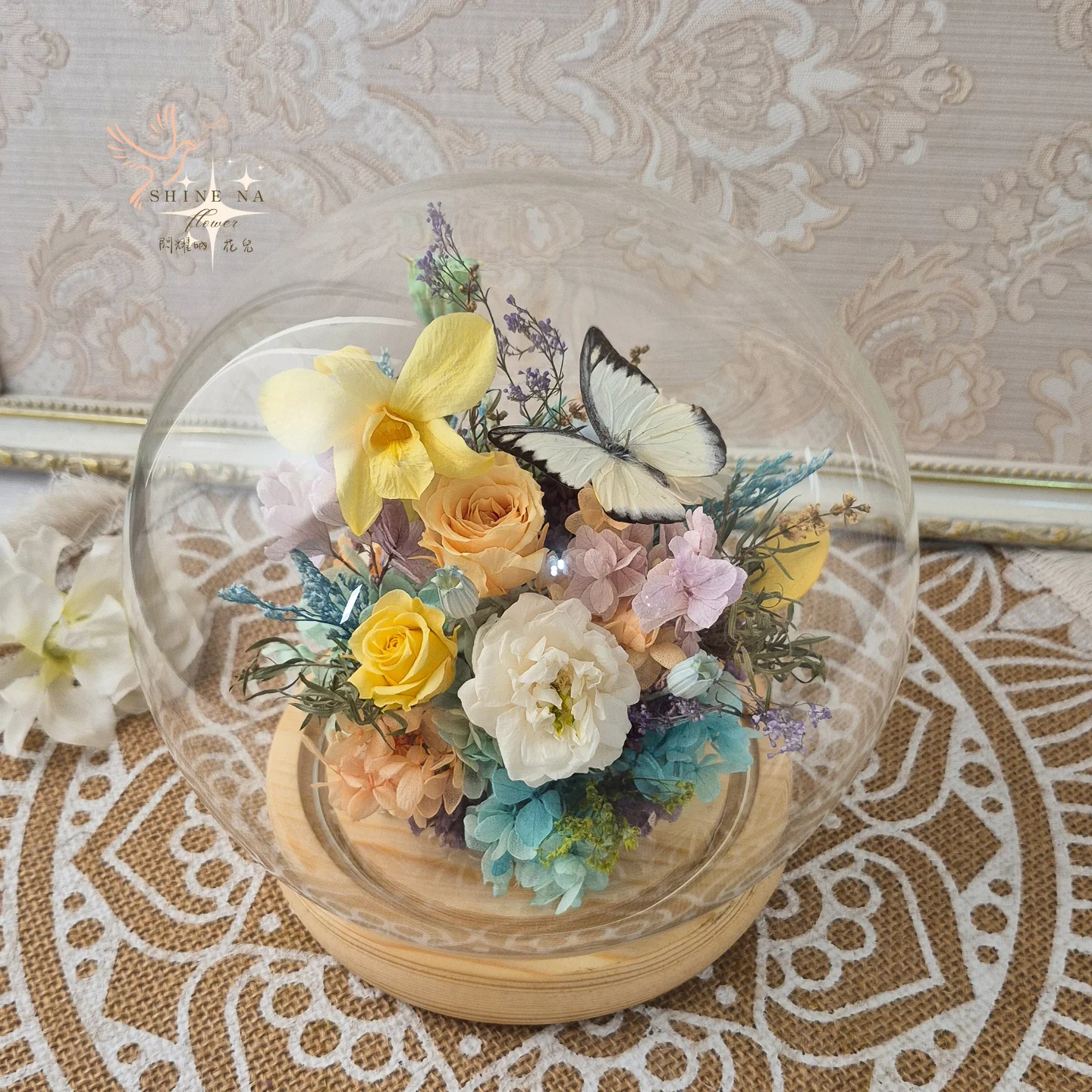 花語精靈（蝶舞永生系列）客訂花盅