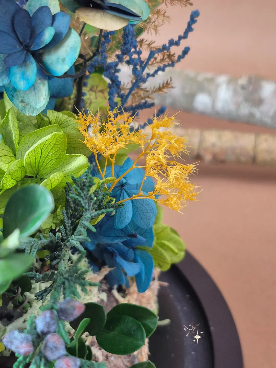 蝶舞永生系列花盅（客製花禮）