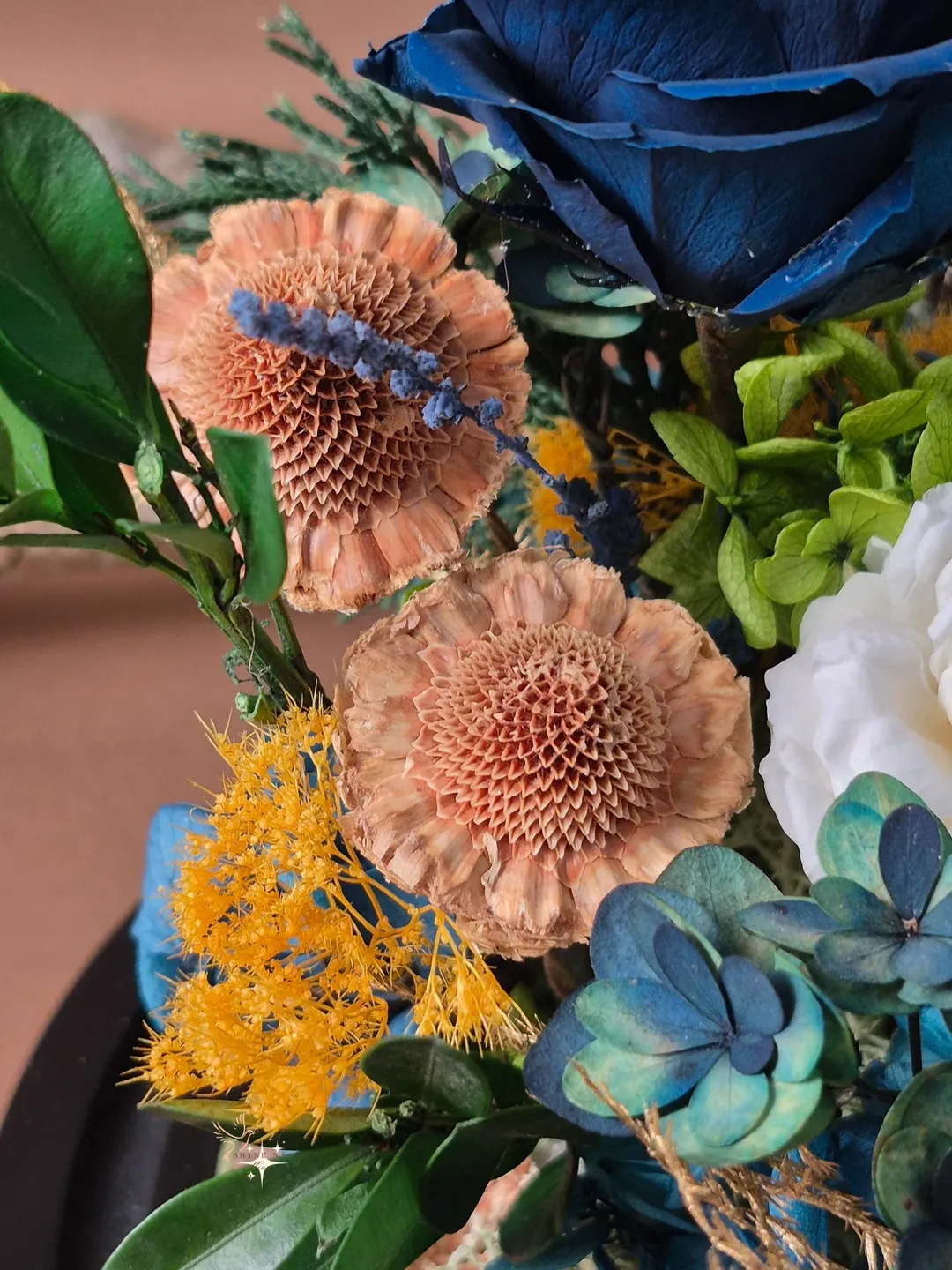 蝶舞永生系列花盅（客製花禮）