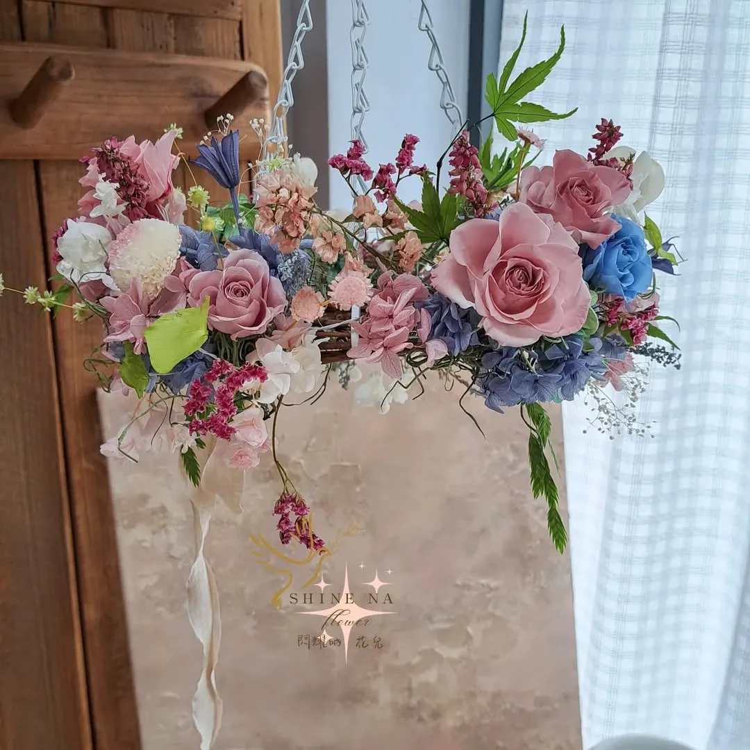 懸掛花圈