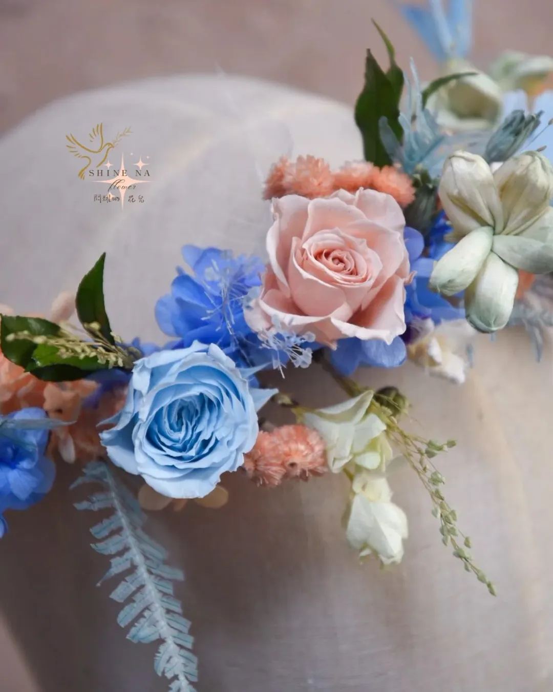 春天嫩彩新娘花冠-婚禮wedding 系列