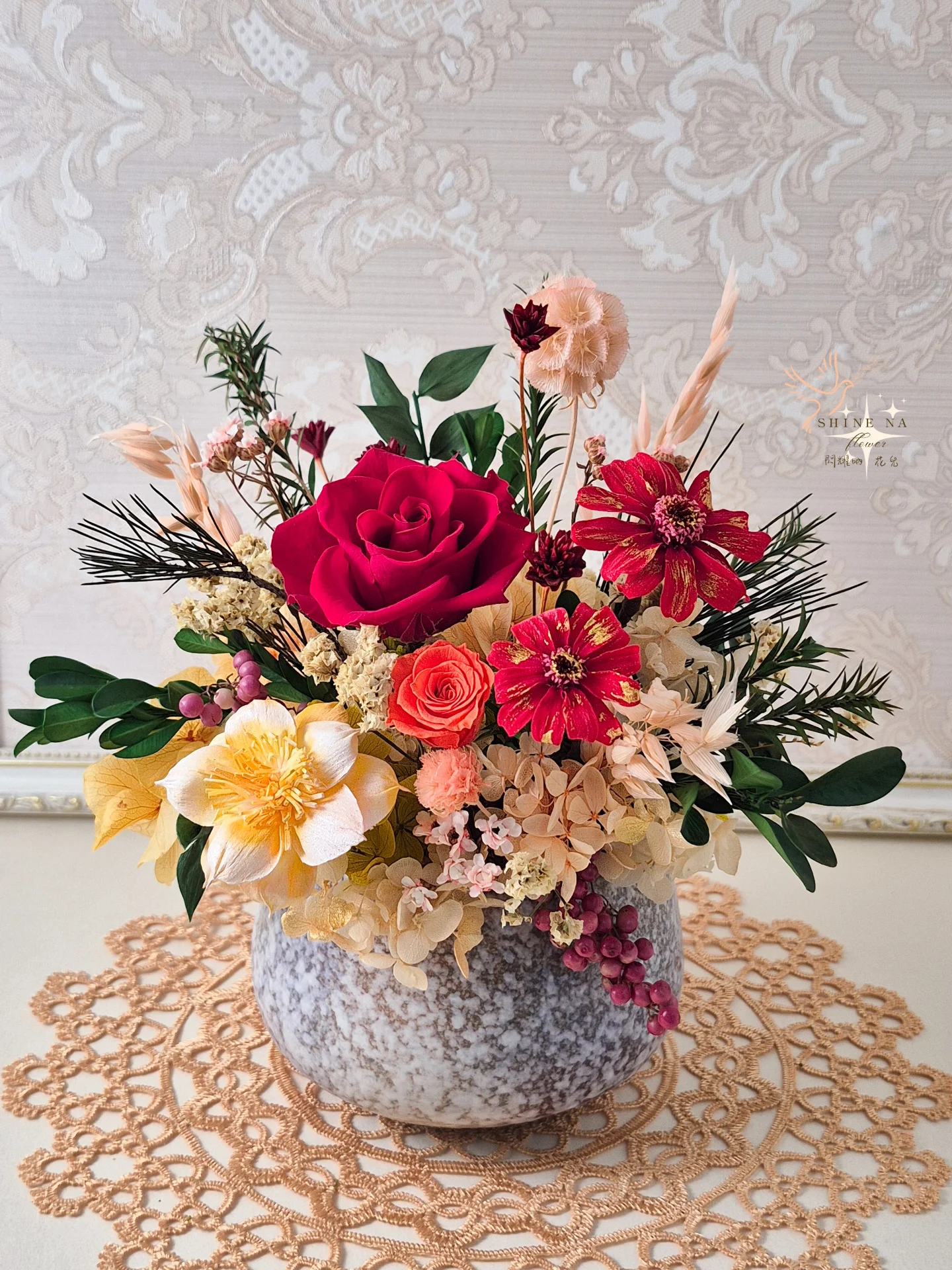 70大壽祝賀盆花（客製花禮）