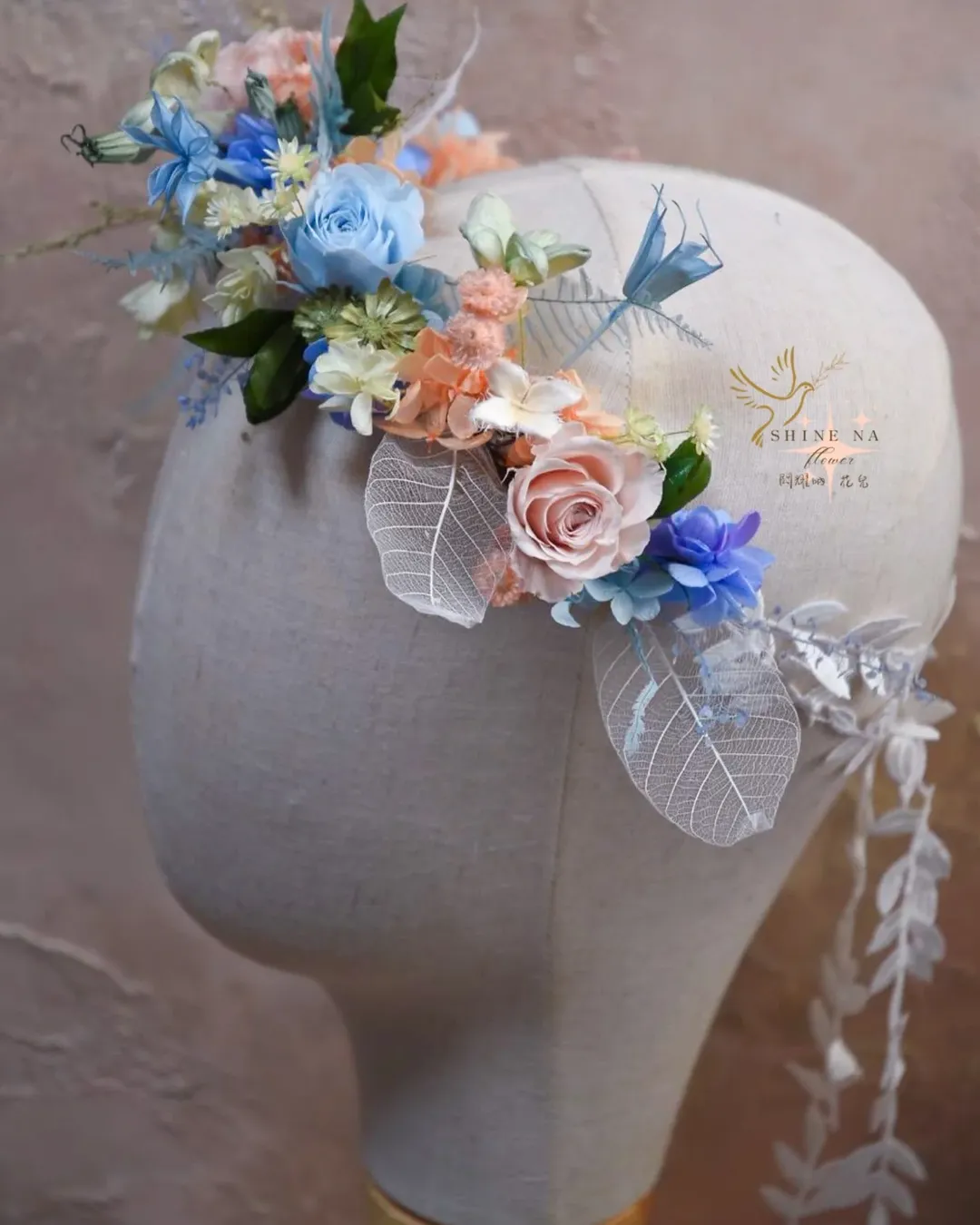 春天嫩彩新娘花冠-婚禮wedding 系列
