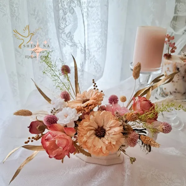 古典長型 迎賓花禮