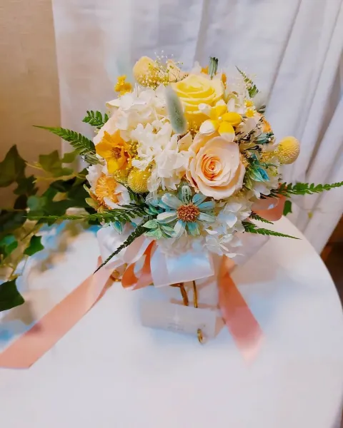 《wish you與你一起》 新娘捧花婚禮系列