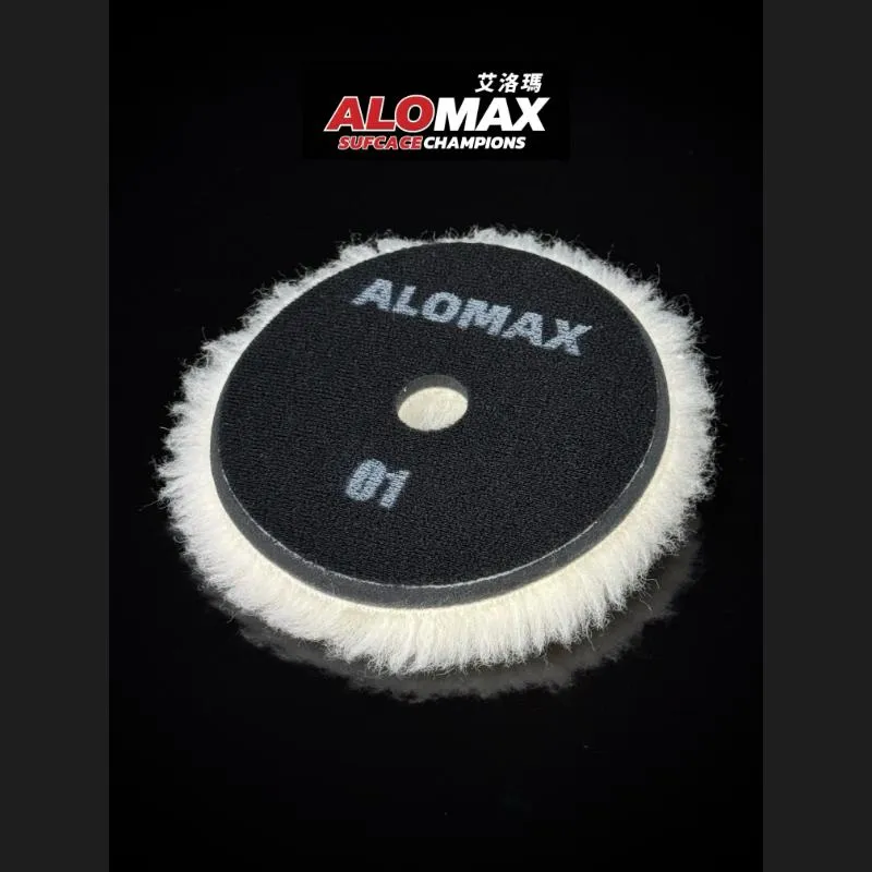ALOMAX 5吋01白長羊毛片