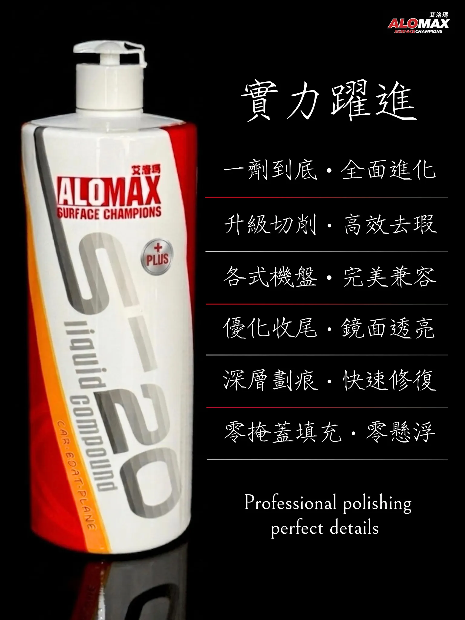ALOMAX S-20 PLUS液態無痕粗蠟