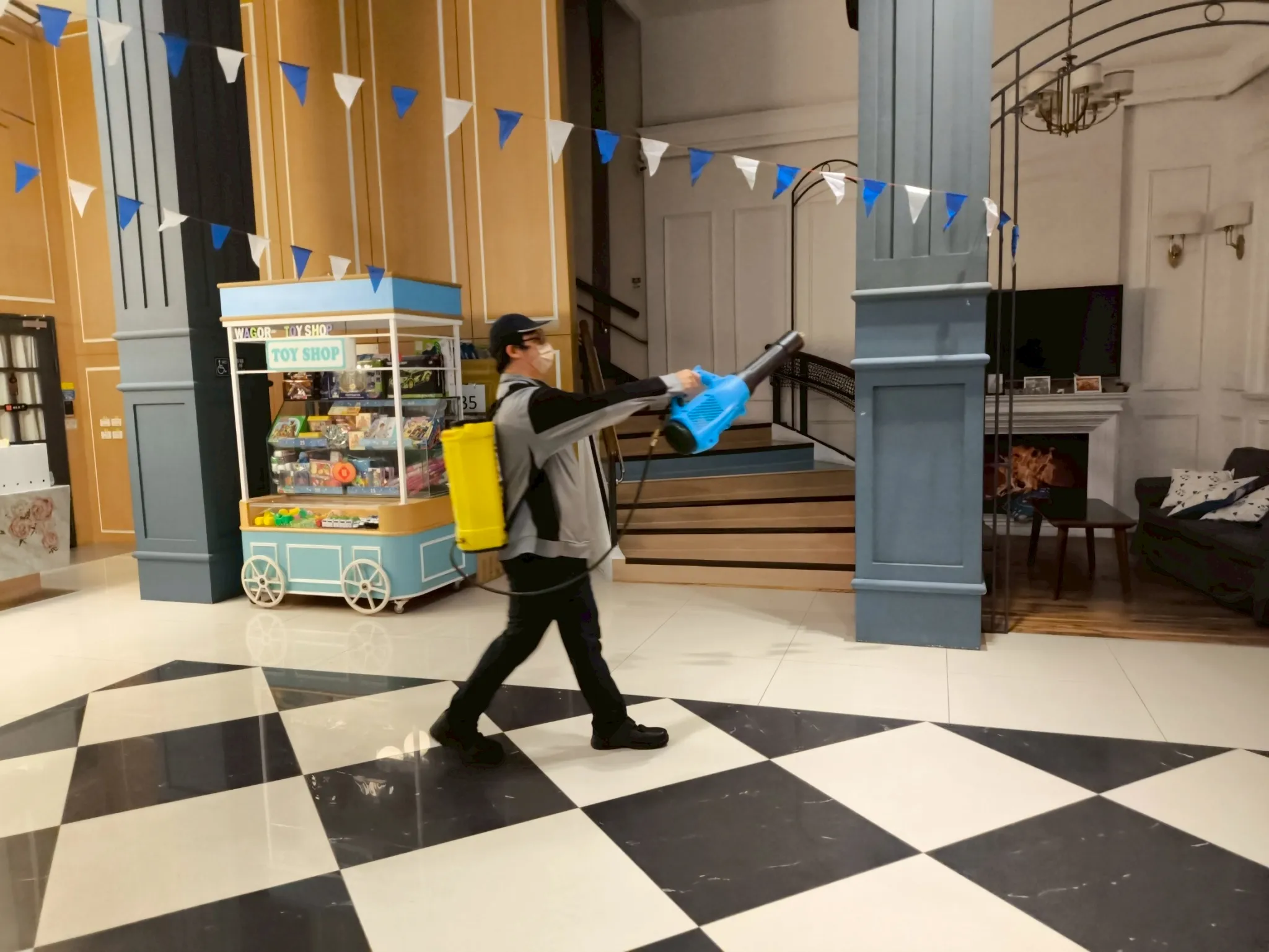 幼稚園防疫消毒