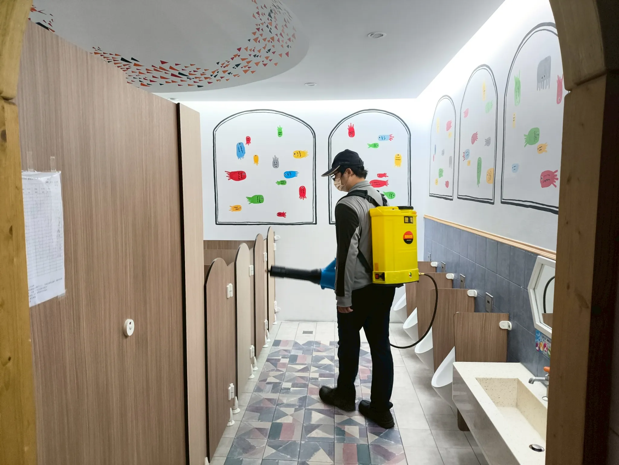 幼稚園防疫消毒