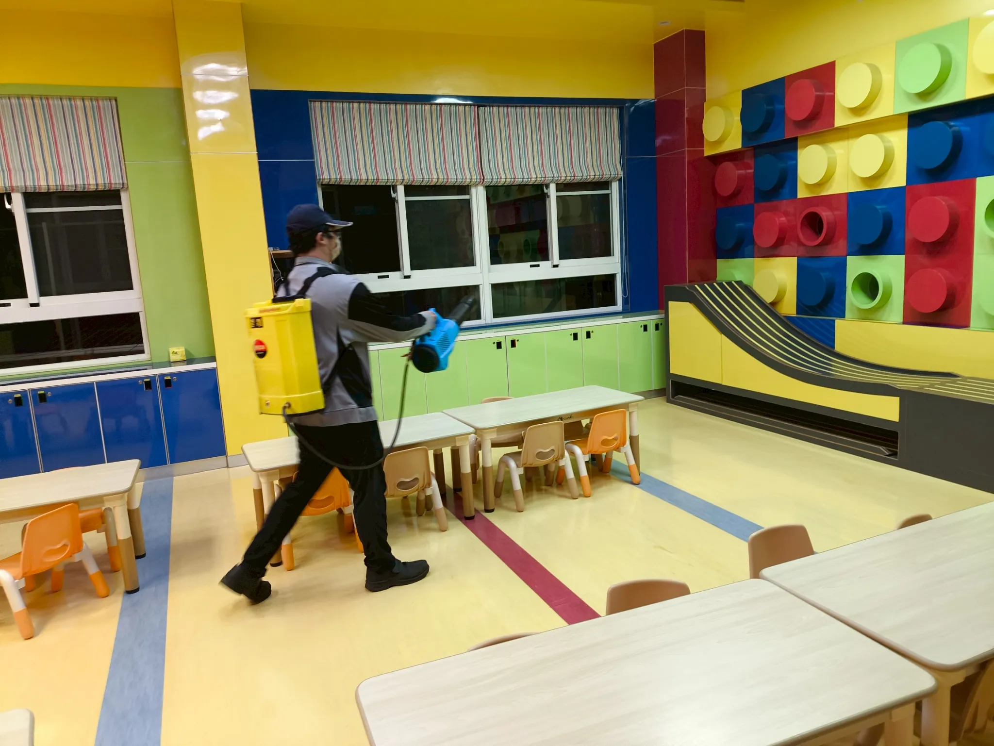 幼稚園防疫消毒