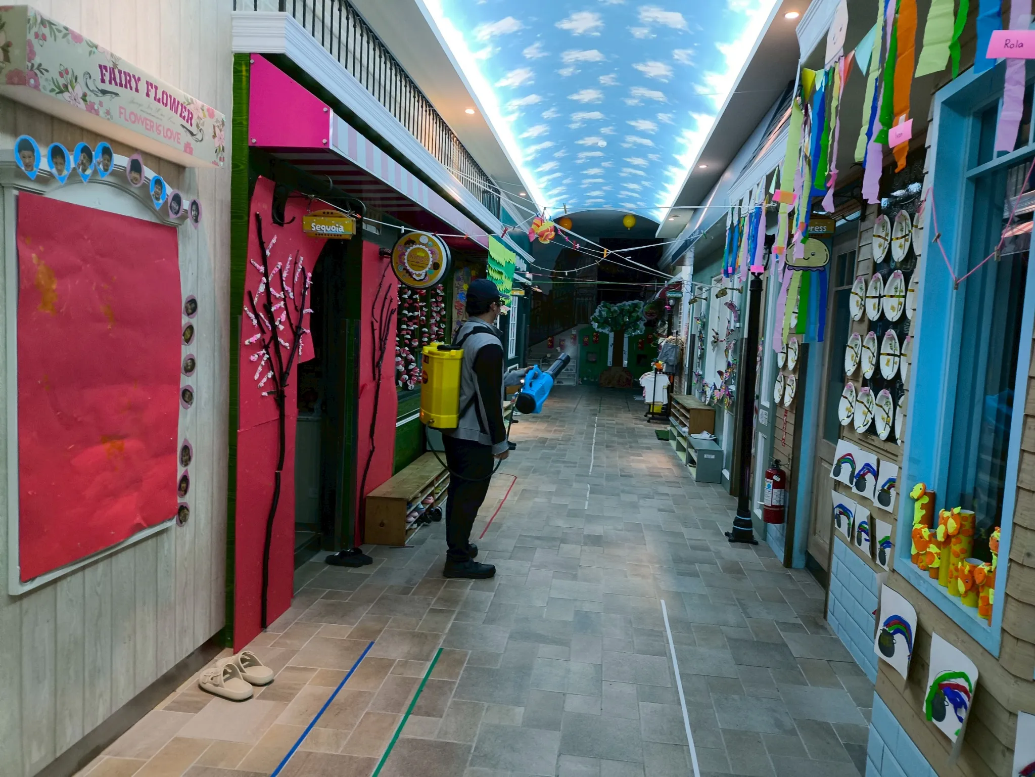 幼稚園防疫消毒