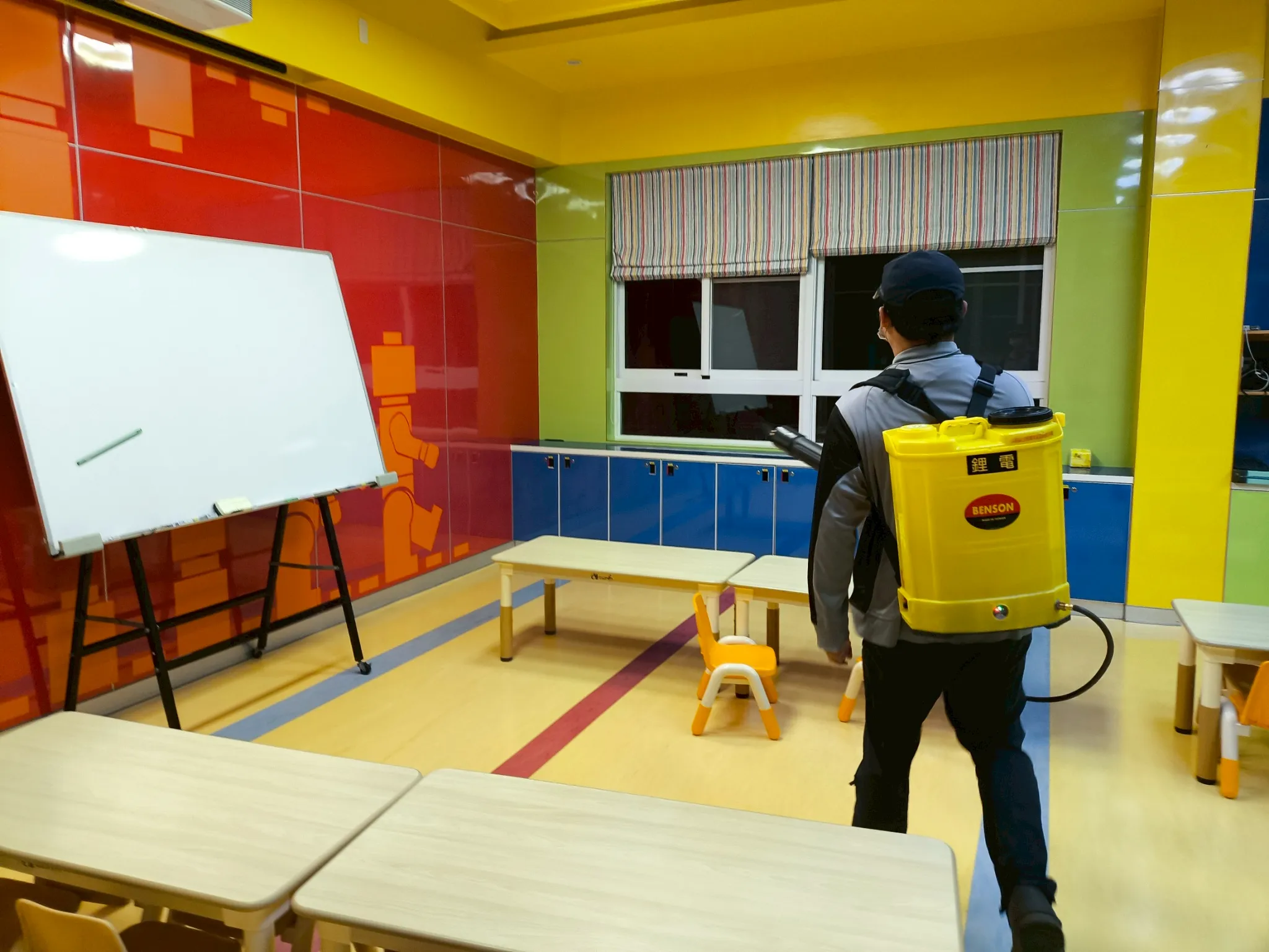 幼稚園防疫消毒