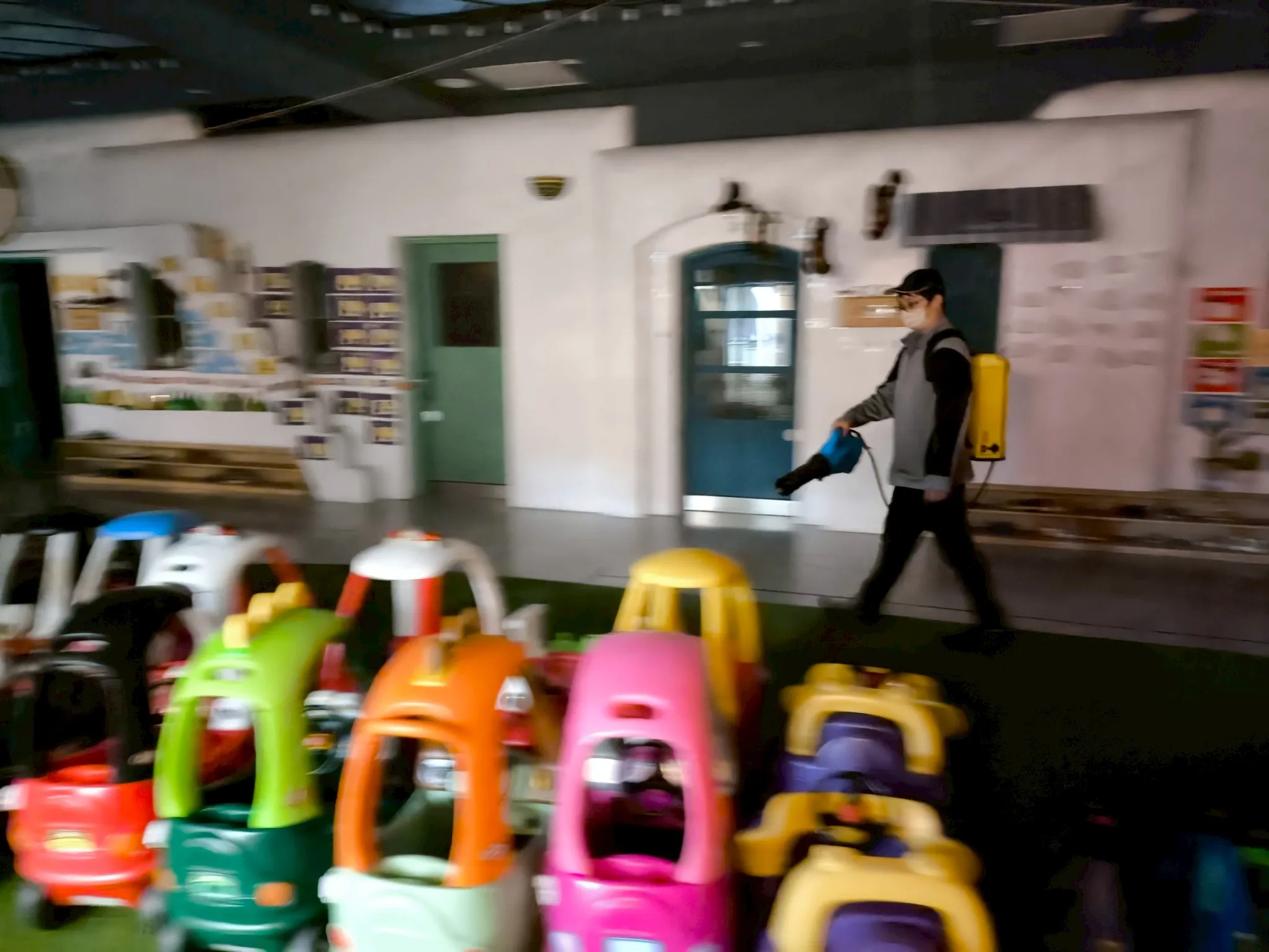 幼稚園防疫消毒