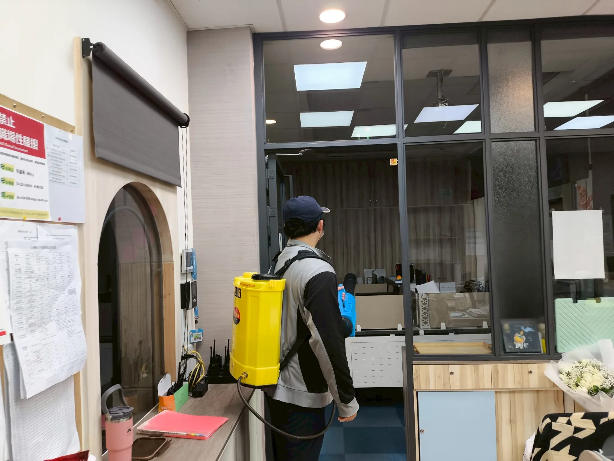 幼稚園防疫消毒