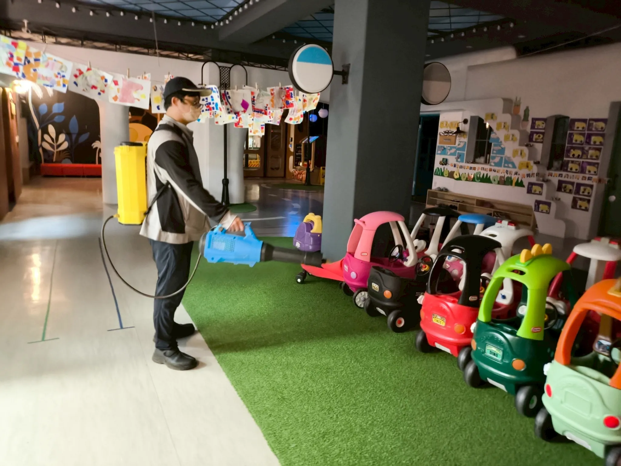 幼稚園防疫消毒