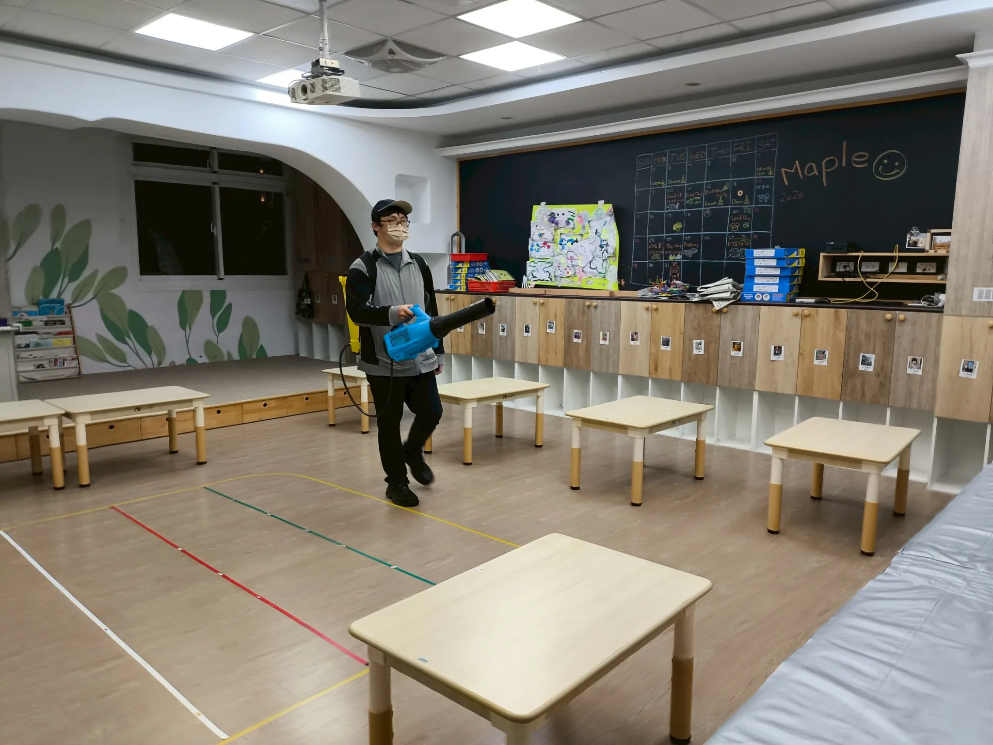 幼稚園防疫消毒