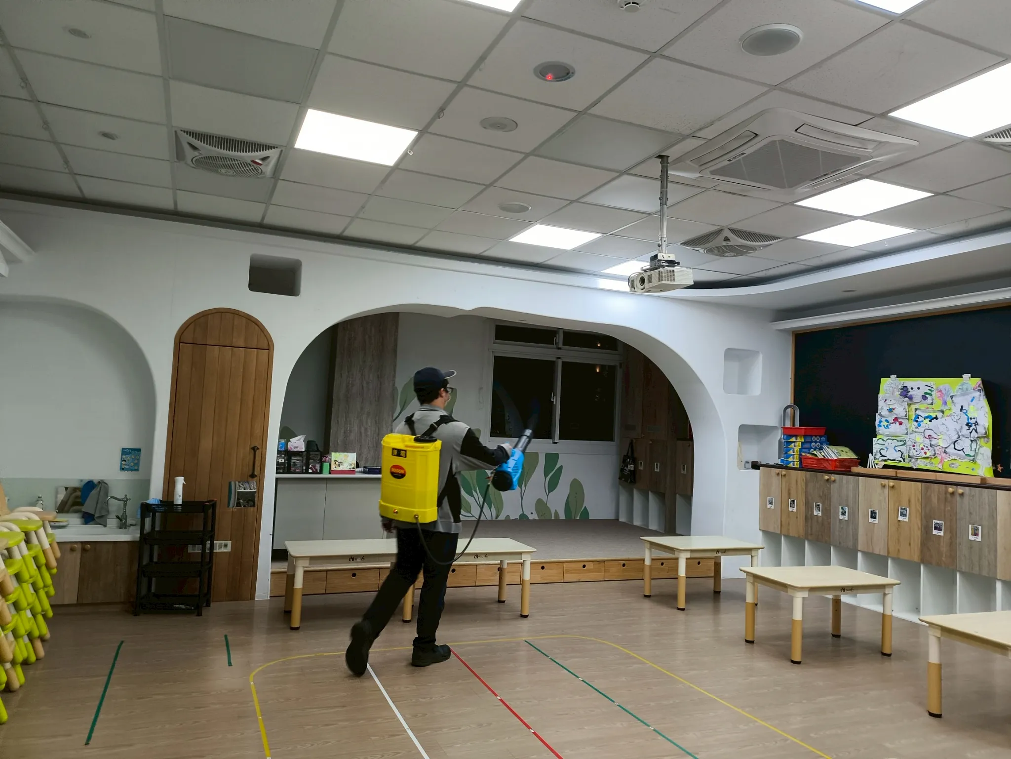 幼稚園防疫消毒