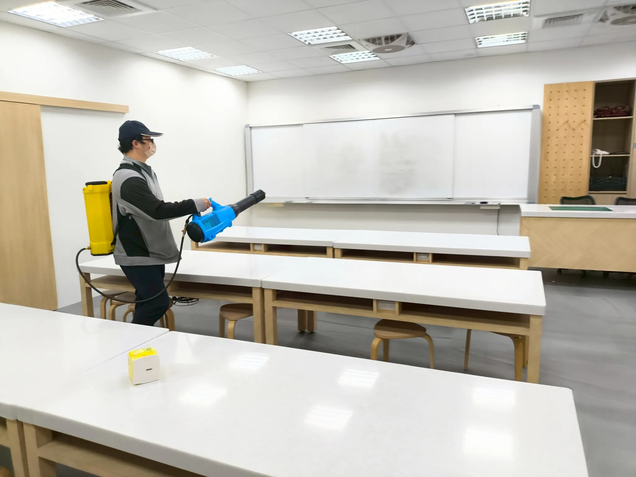 幼稚園防疫消毒