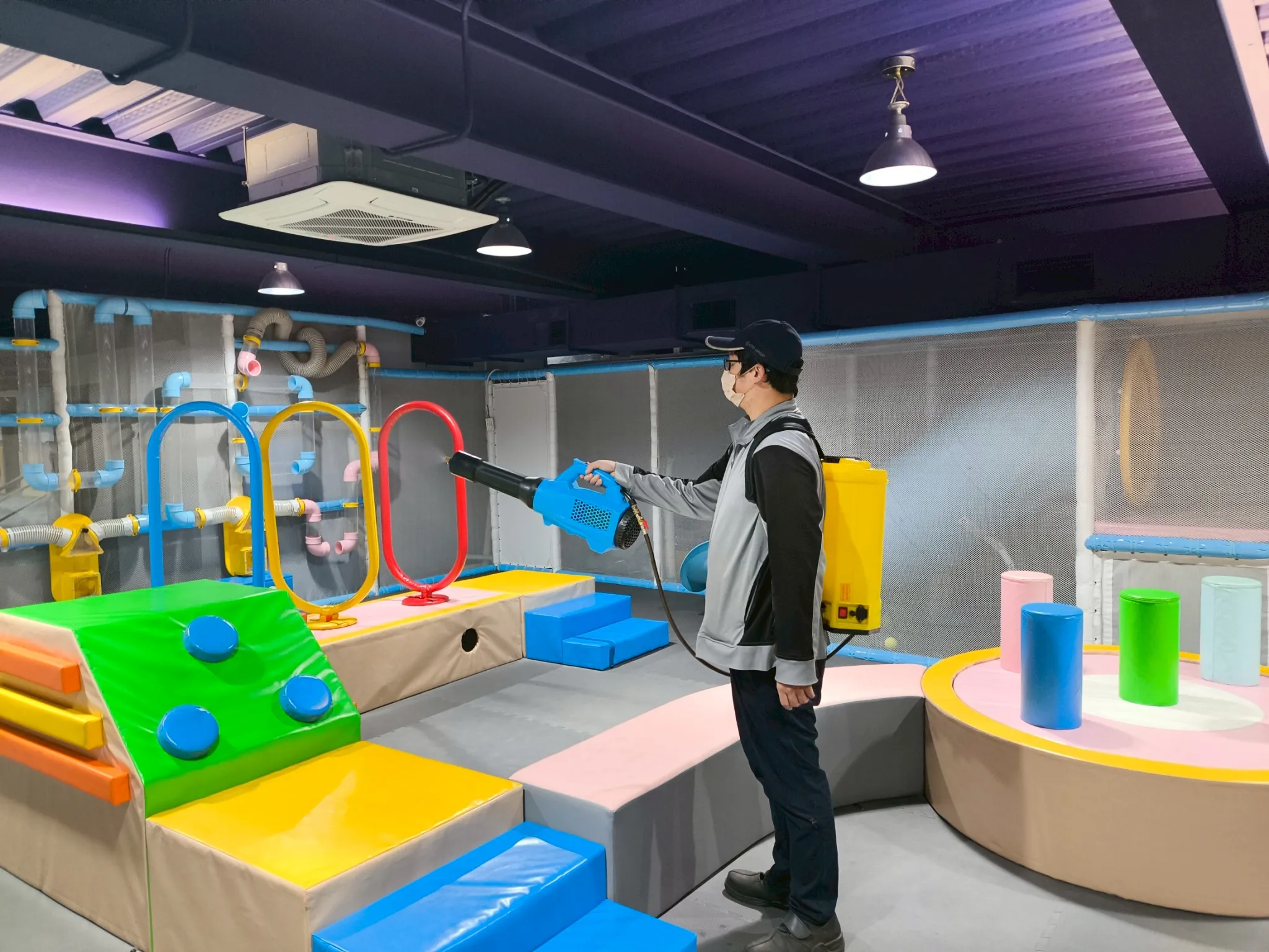 幼稚園防疫消毒