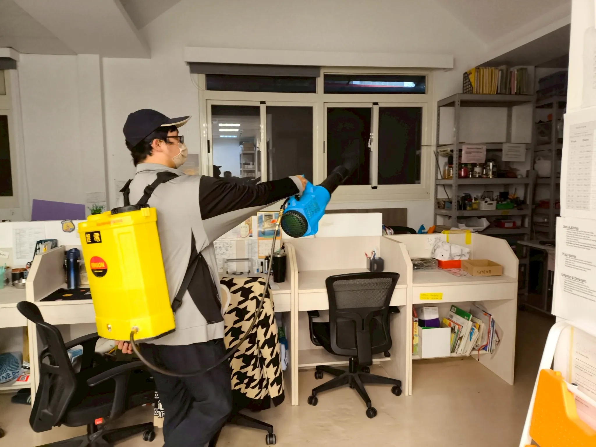 幼稚園防疫消毒