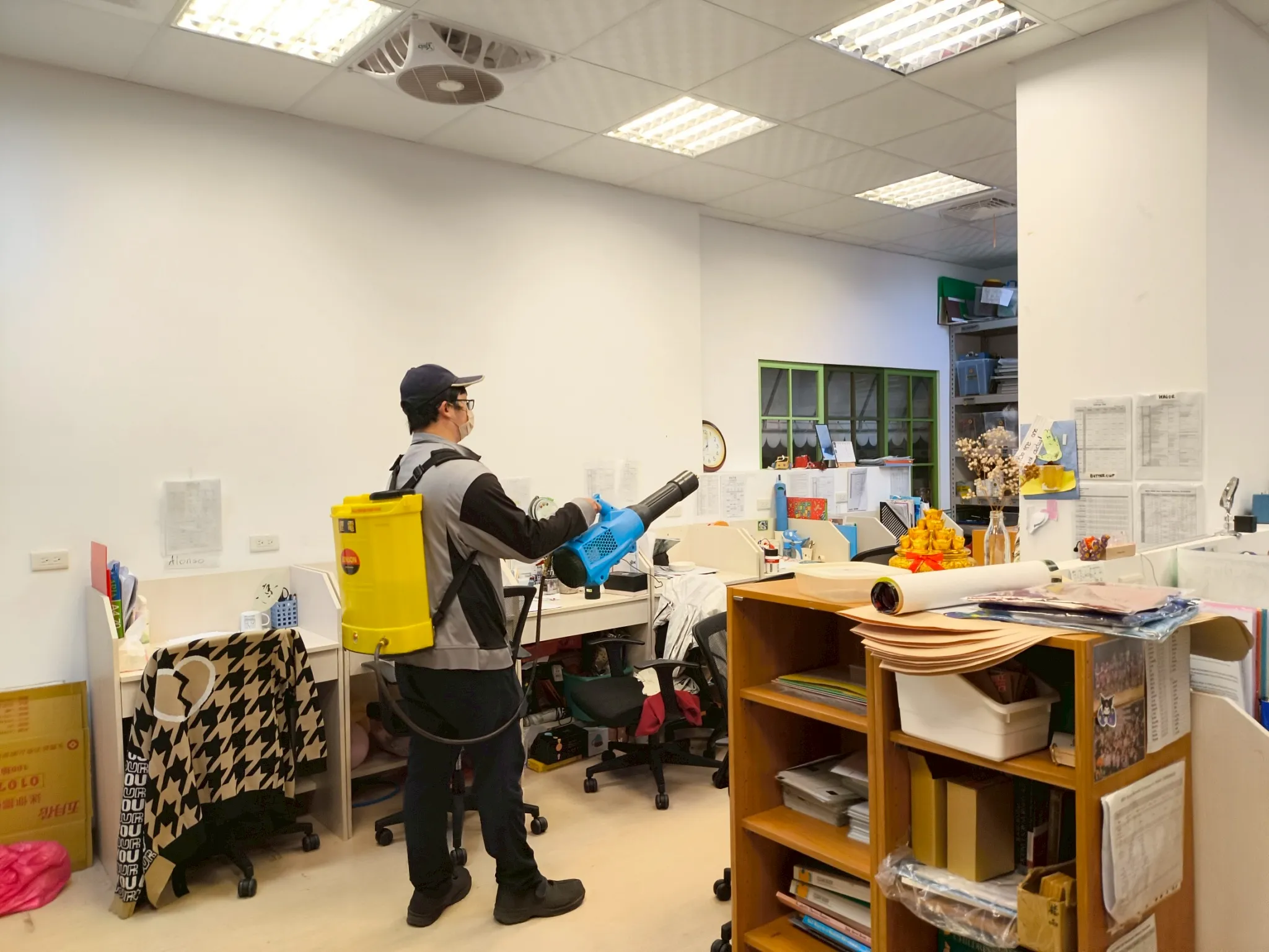 幼稚園防疫消毒