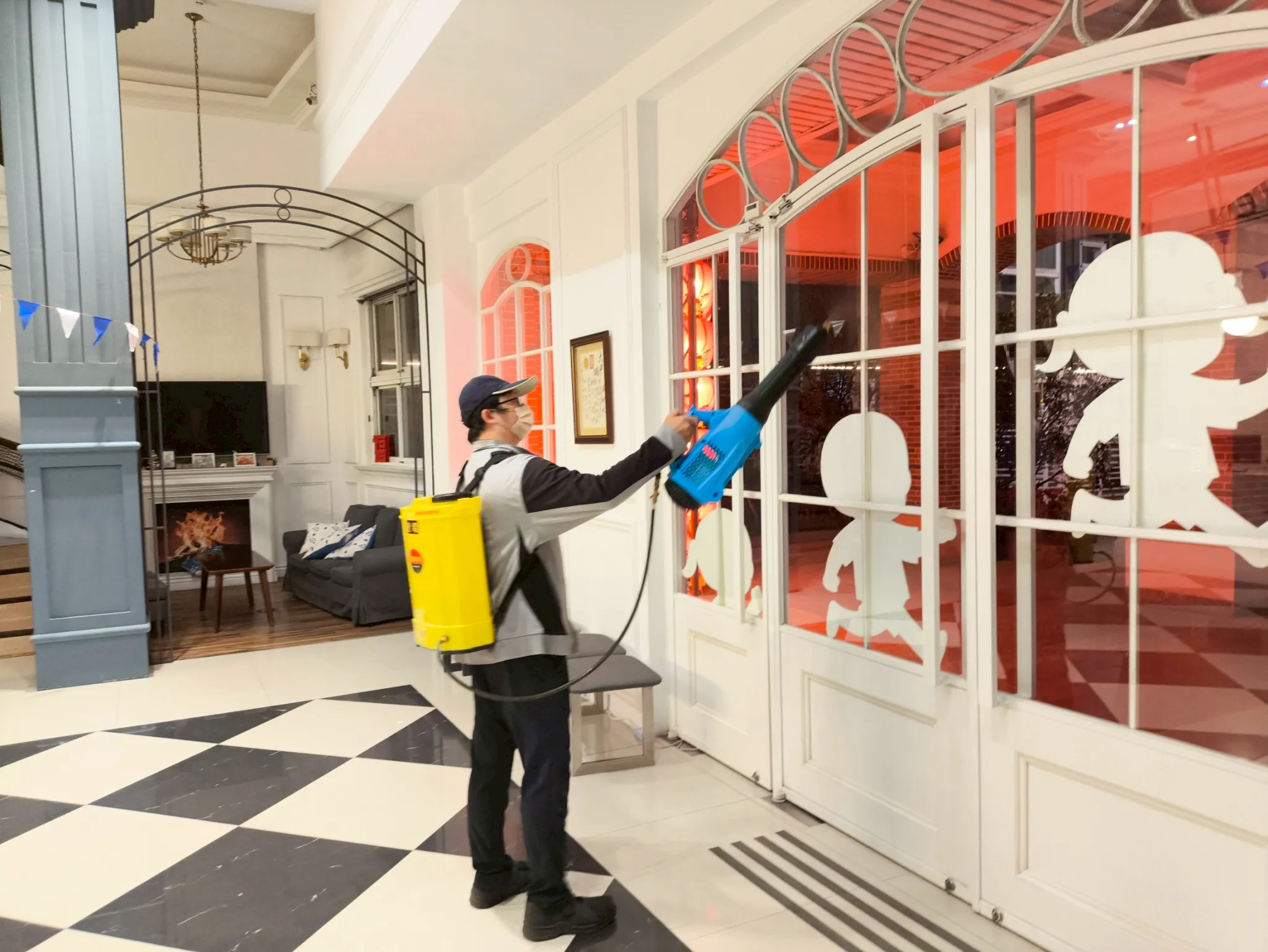 幼稚園防疫消毒