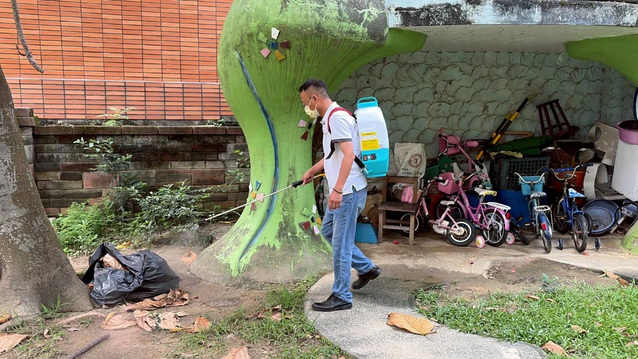 幼兒園消毒作業