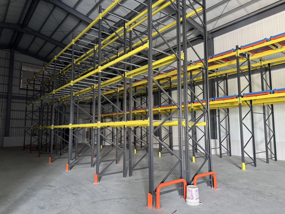 後推式料架實績