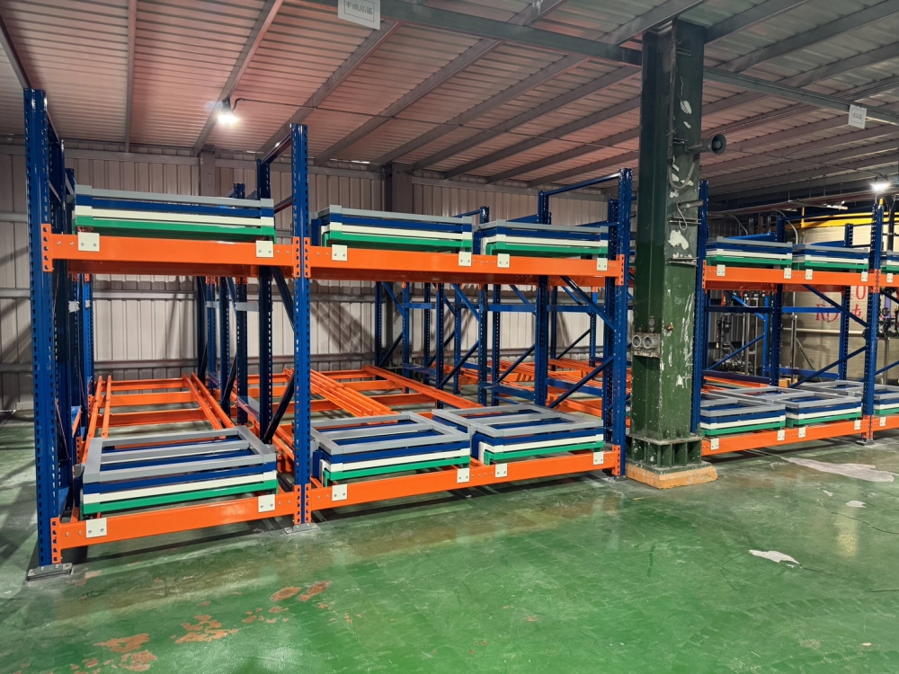 後推式料架實績