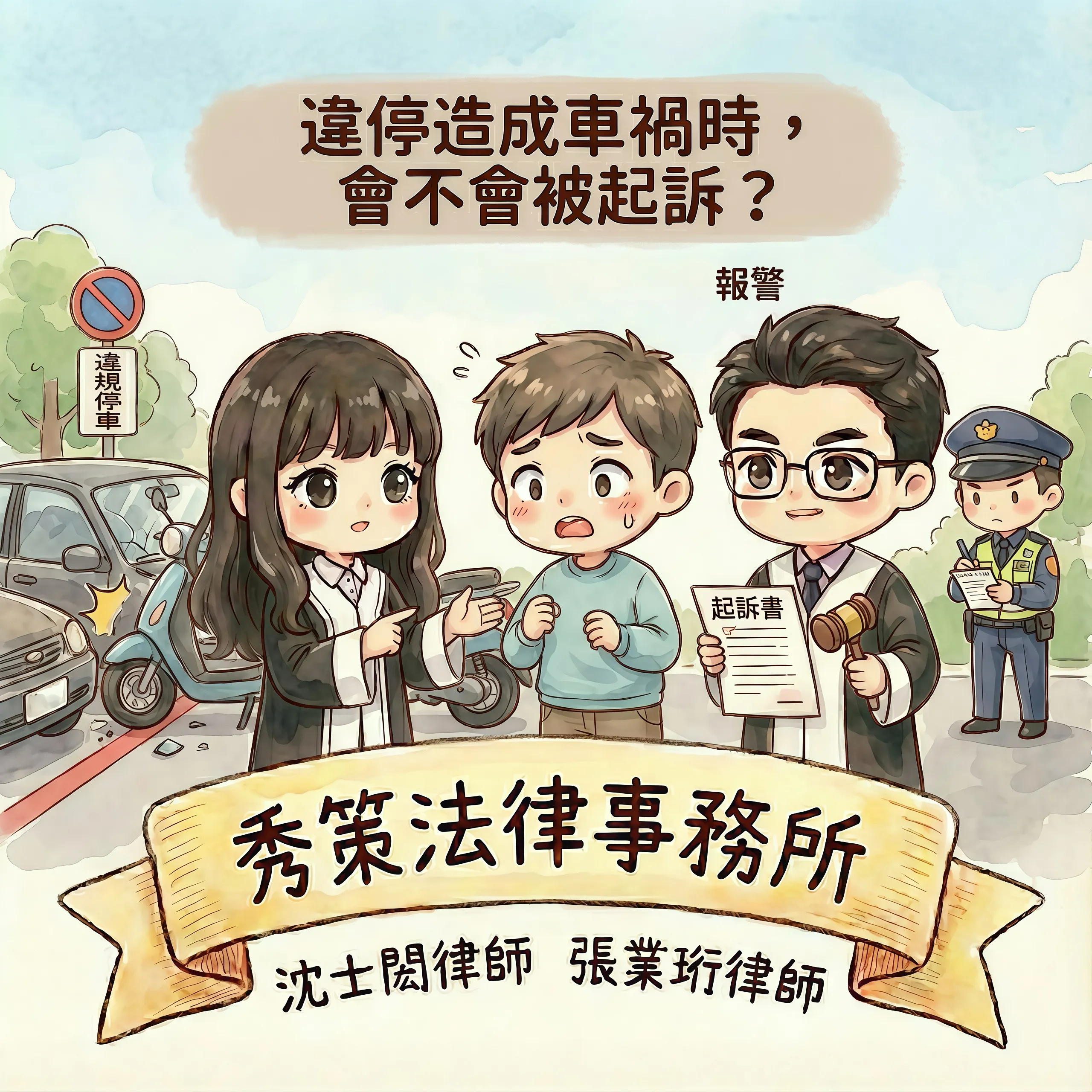 違停造成車禍時，會不會被起訴？ 車禍訴訟律師 / 車禍訴訟律師推薦 / 台北車禍訴訟律師 / 台北車禍訴訟律師推薦 / 新莊區車禍訴訟律師 / 新莊區車禍訴訟律師推薦