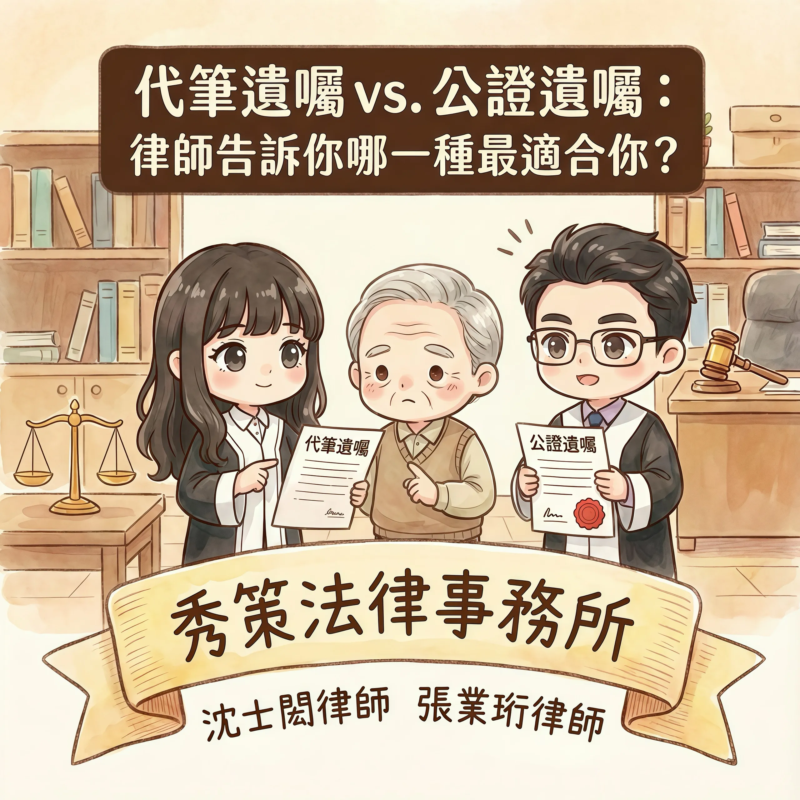 代筆遺囑 vs. 公證遺囑：律師告訴你哪一種最適合你？　#遺囑律師 #遺囑訴訟律師 #代筆遺囑律師 #代筆遺囑律師推薦 #台北代筆遺囑律師 #台北代筆遺囑律師推薦 #新北代筆遺囑律師 #新北代筆遺囑律師推薦