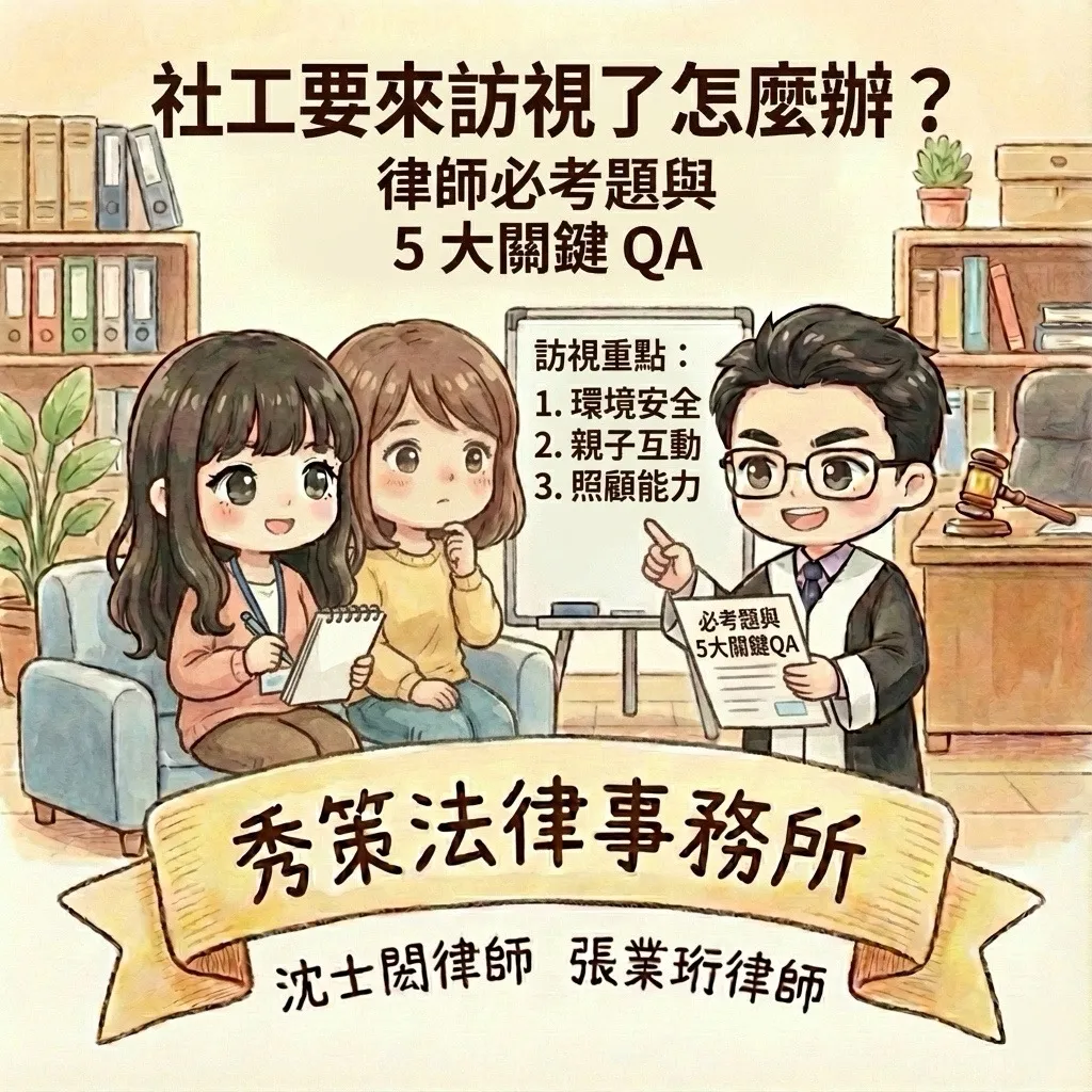 社工要來訪視了怎麼辦？律師必考題與 5 大關鍵 QA #家事訴訟律師 #家事訴訟律師推薦 #撰擬離婚協議書律師 #撰擬離婚協議書律師推薦 #台北撰擬離婚協議書律師律師 #台北撰擬離婚協議書律師推薦 #離婚訴訟律師 #離婚調解律師