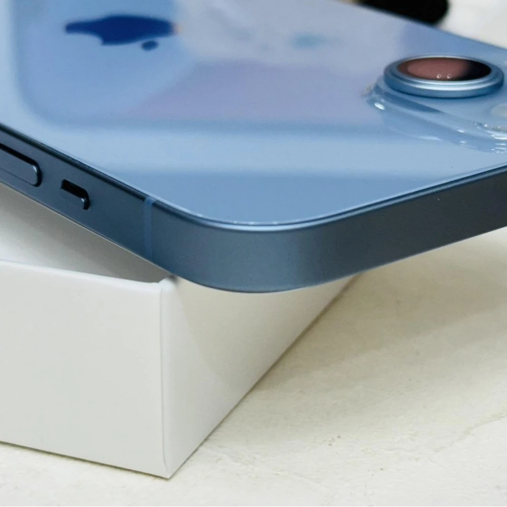 iPhone 14 Plus 128G 藍 電池100% 超長保固到2025/04/09 已貼滿版玻