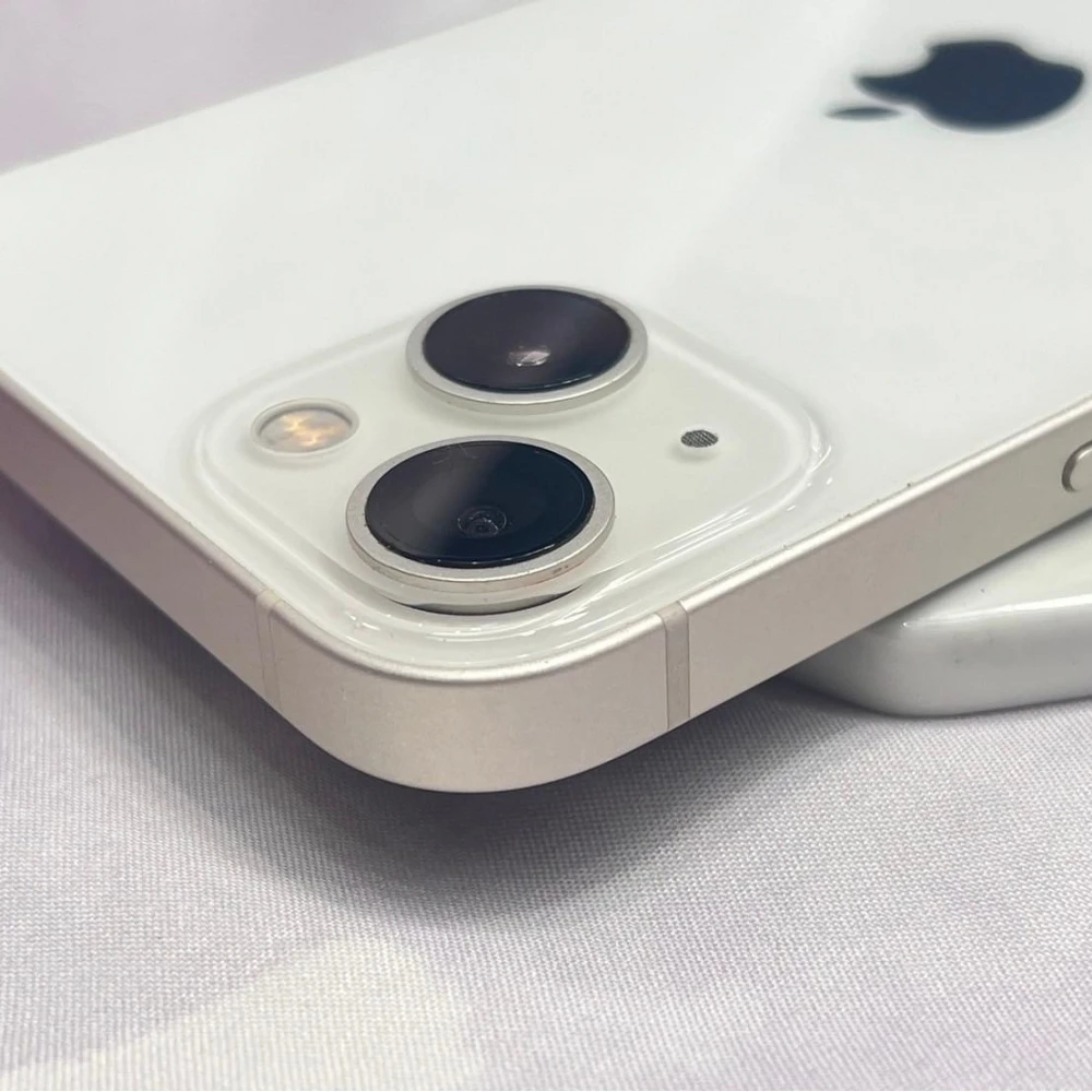 iPhone 13 128g 白 電池83% 無盒裝有配件